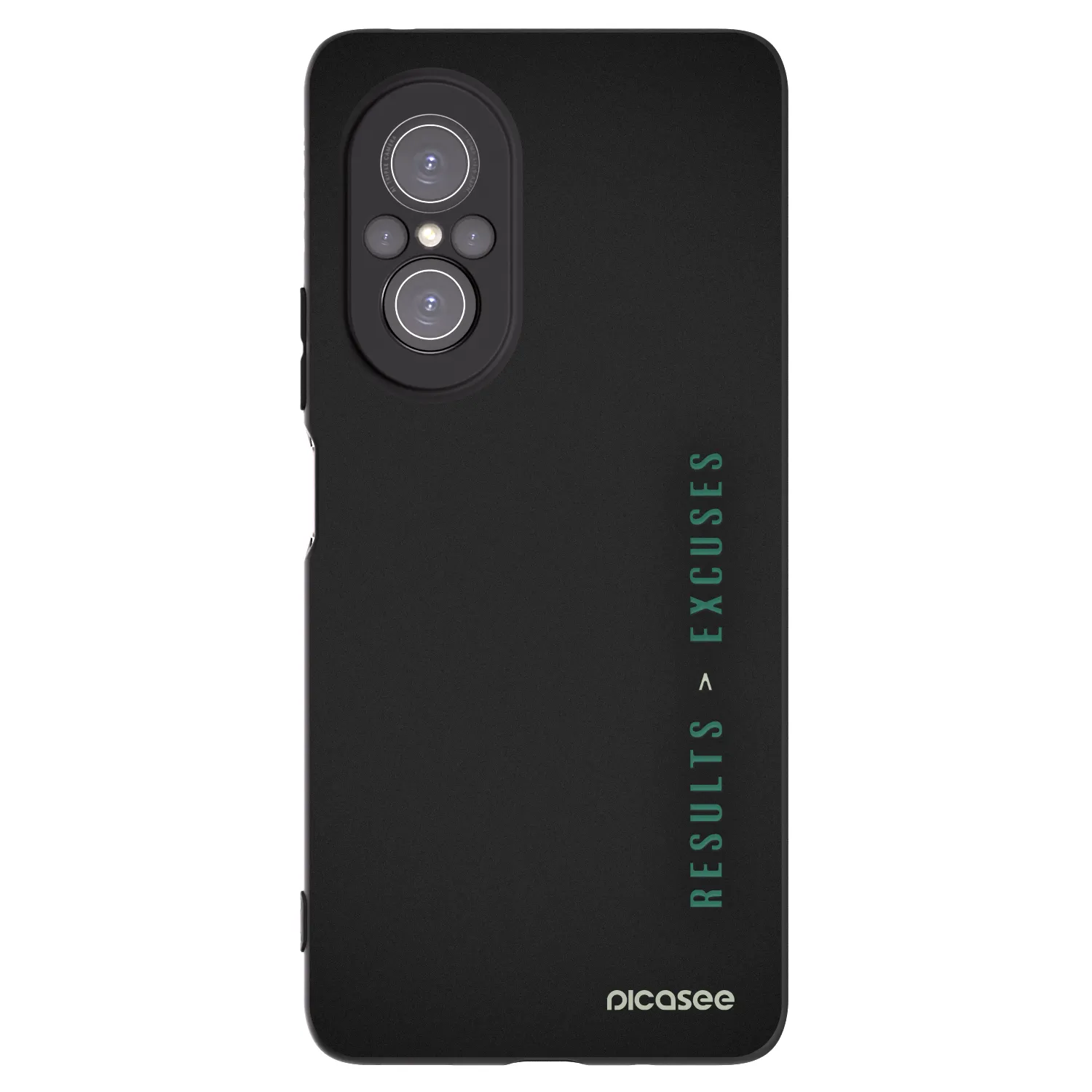 Picasee silikónový čierny obal pre Huawei Nova 9 SE - Results x Excuses