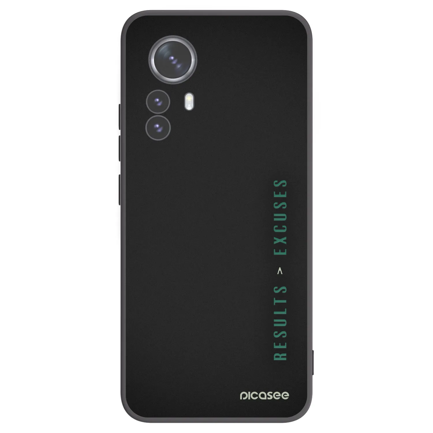 Picasee silikónový čierny obal pre Xiaomi 12 Pro - Results x Excuses