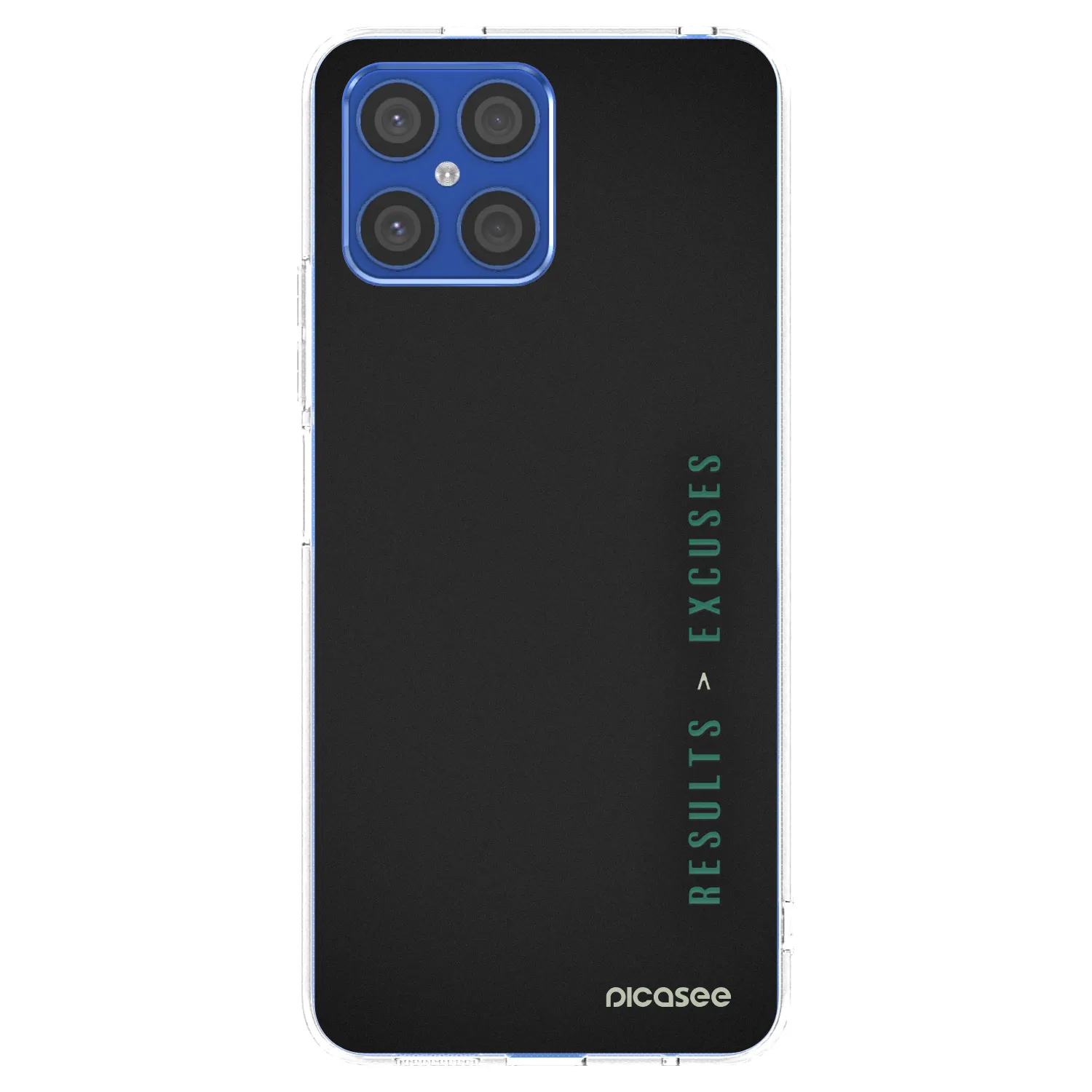 Picasee silikónový prehľadný obal pre Honor X8 4G - Results x Excuses
