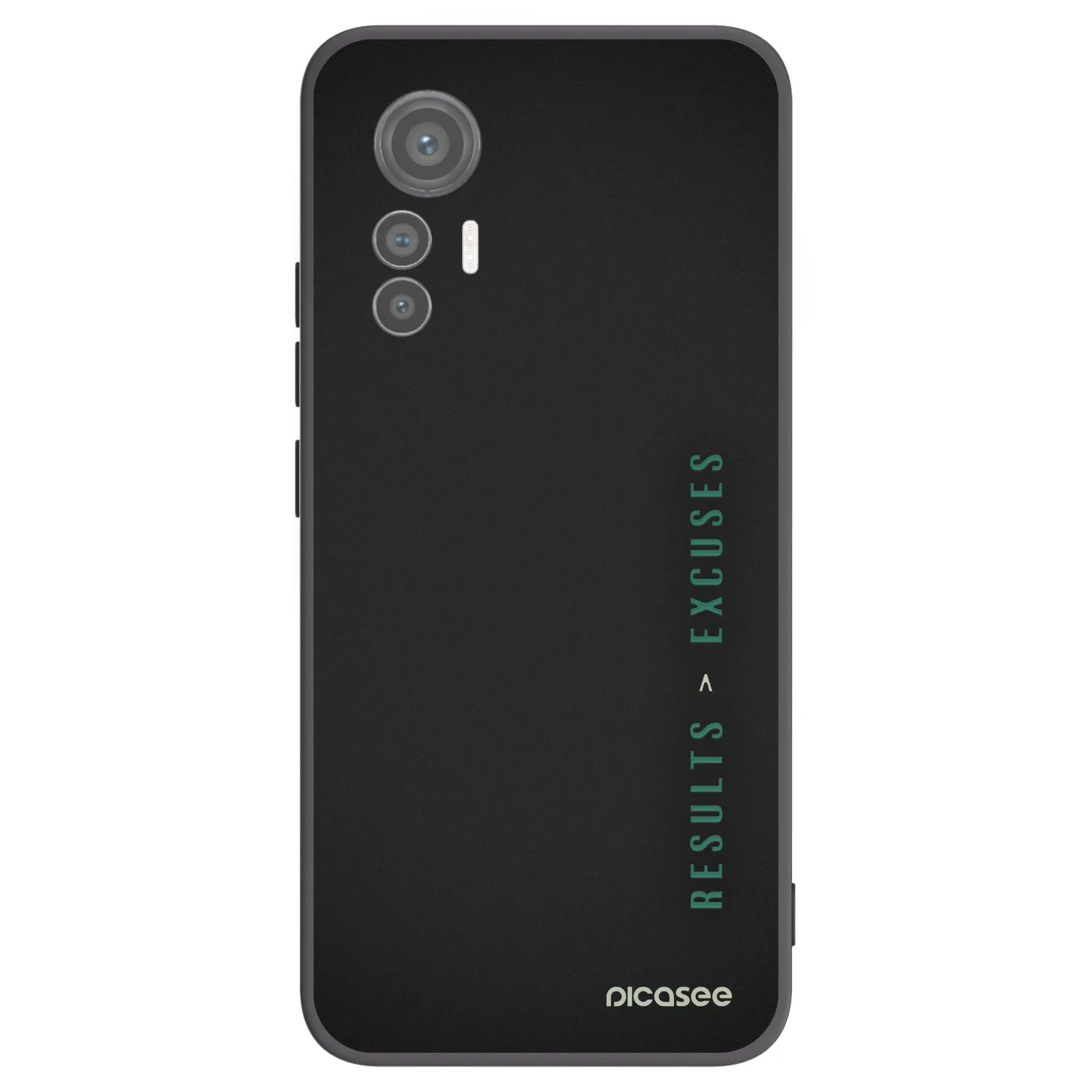 Silikónový čierny obal pre Xiaomi 12 Lite - Results x Excuses