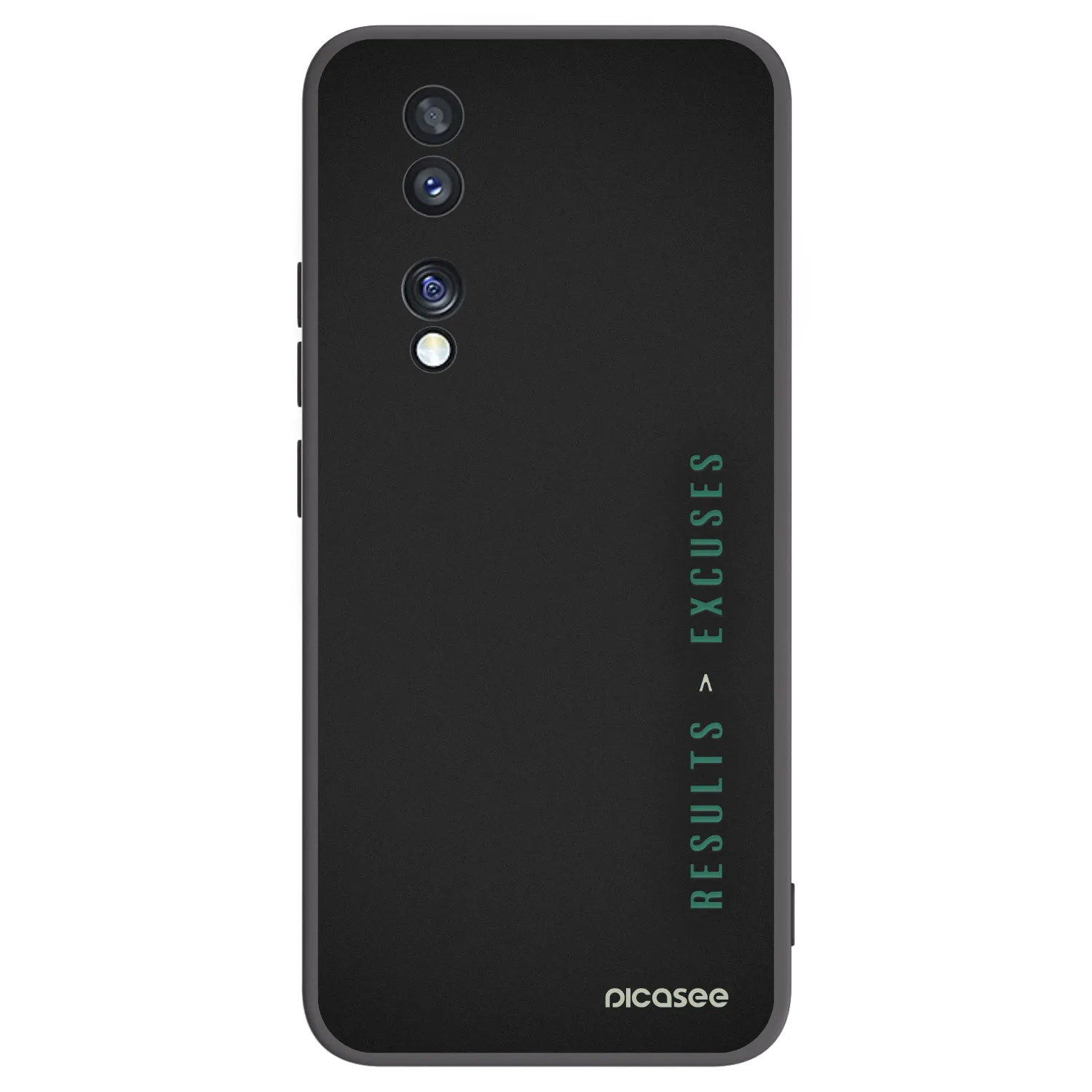 Silikónový čierny obal pre Honor 70 - Results x Excuses