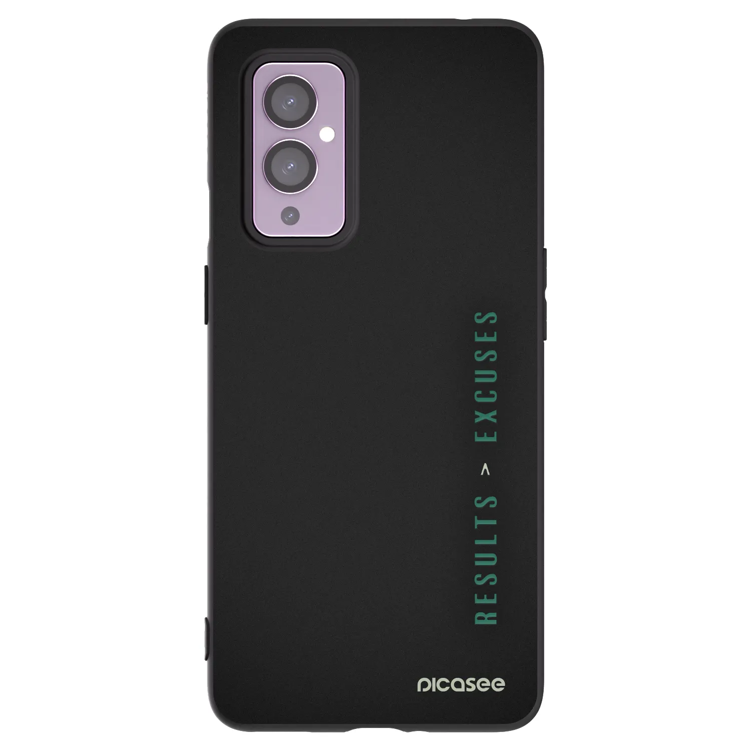 Silikónový čierny obal pre OnePlus 9 - Results x Excuses