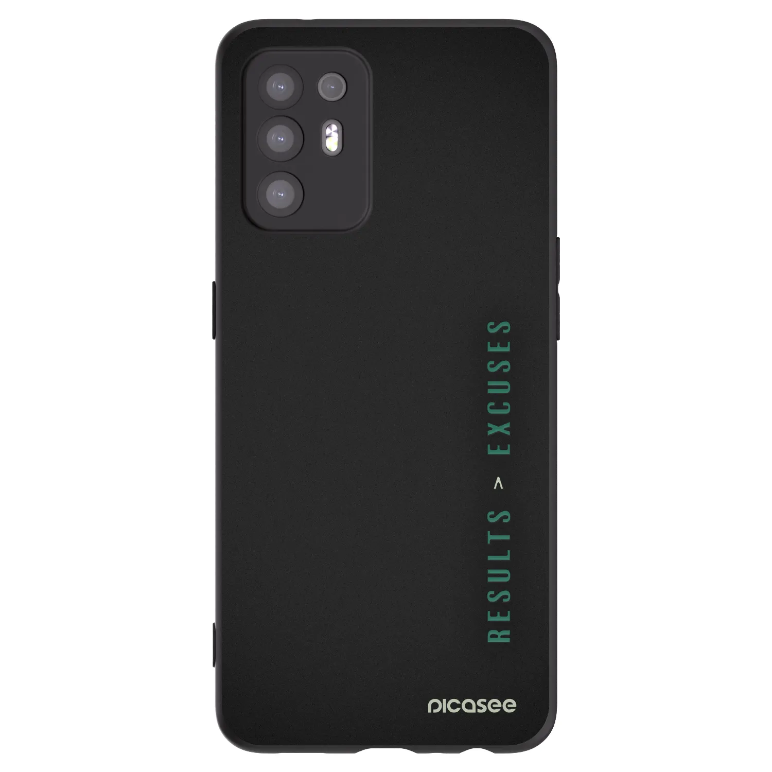 Picasee silikónový čierny obal pre OPPO A94 5G - Results x Excuses