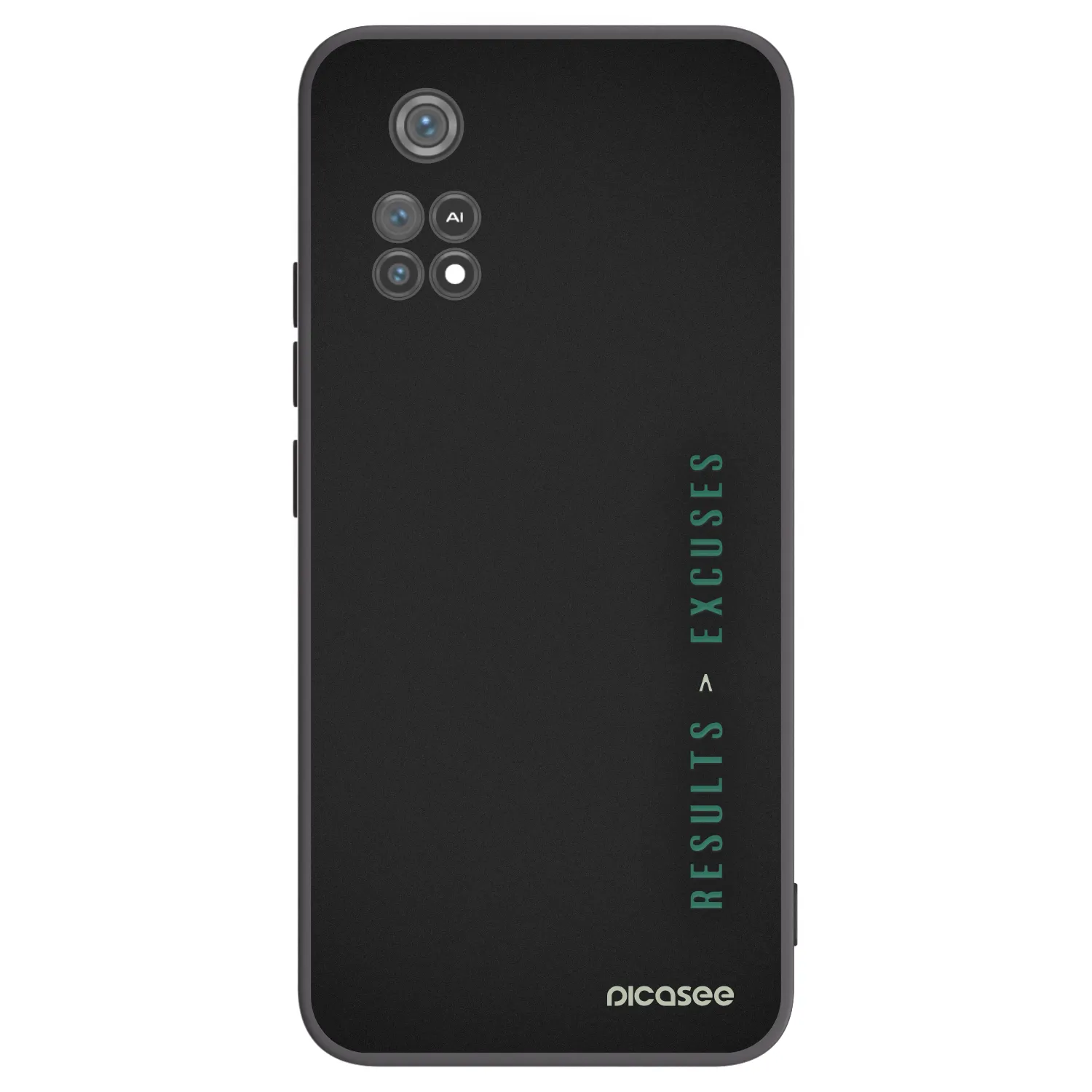 Silikónový čierny obal pre Xiaomi Poco M4 Pro - Results x Excuses