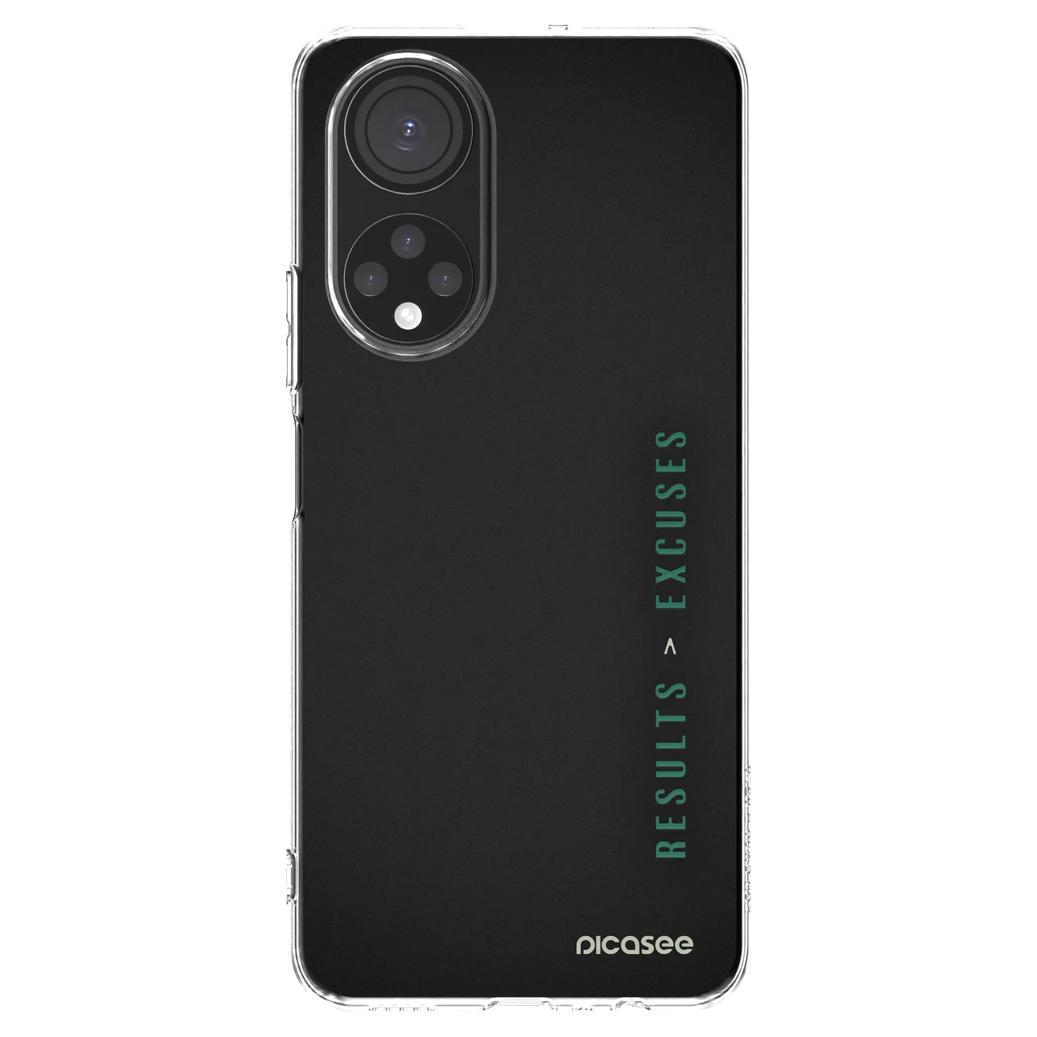 Silikónový prehľadný obal pre Honor X7 - Results x Excuses