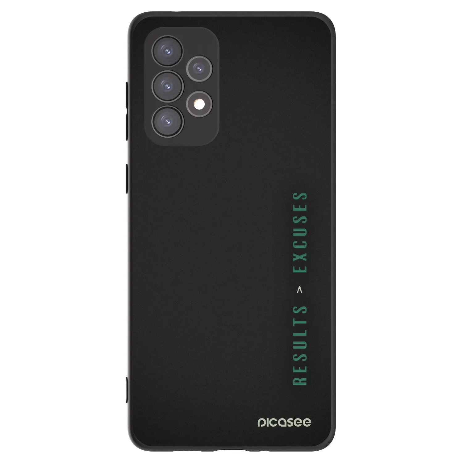Picasee silikónový čierny obal pre Samsung Galaxy A73 5G - Results x Excuses
