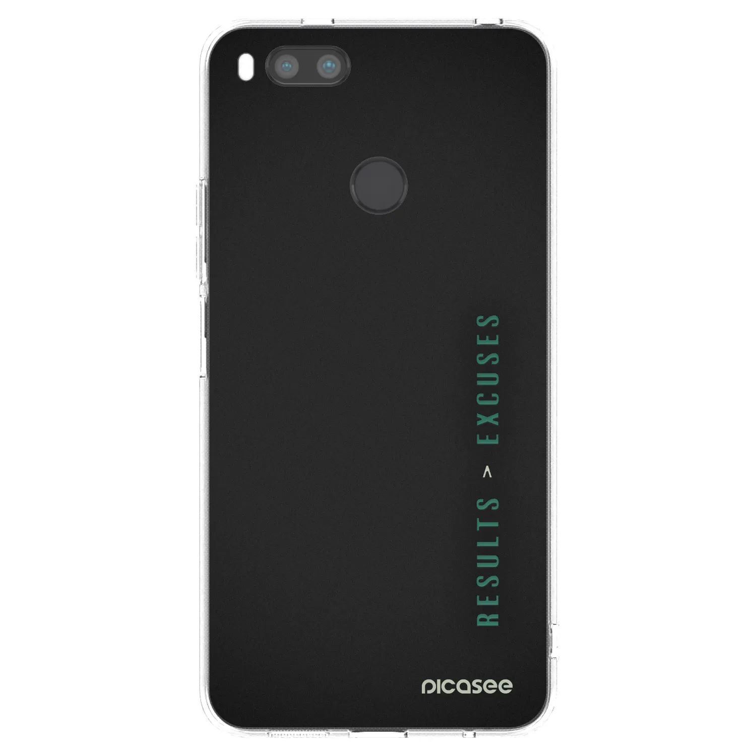 Silikónový prehľadný obal pre Xiaomi Redmi A1 - Results x Excuses