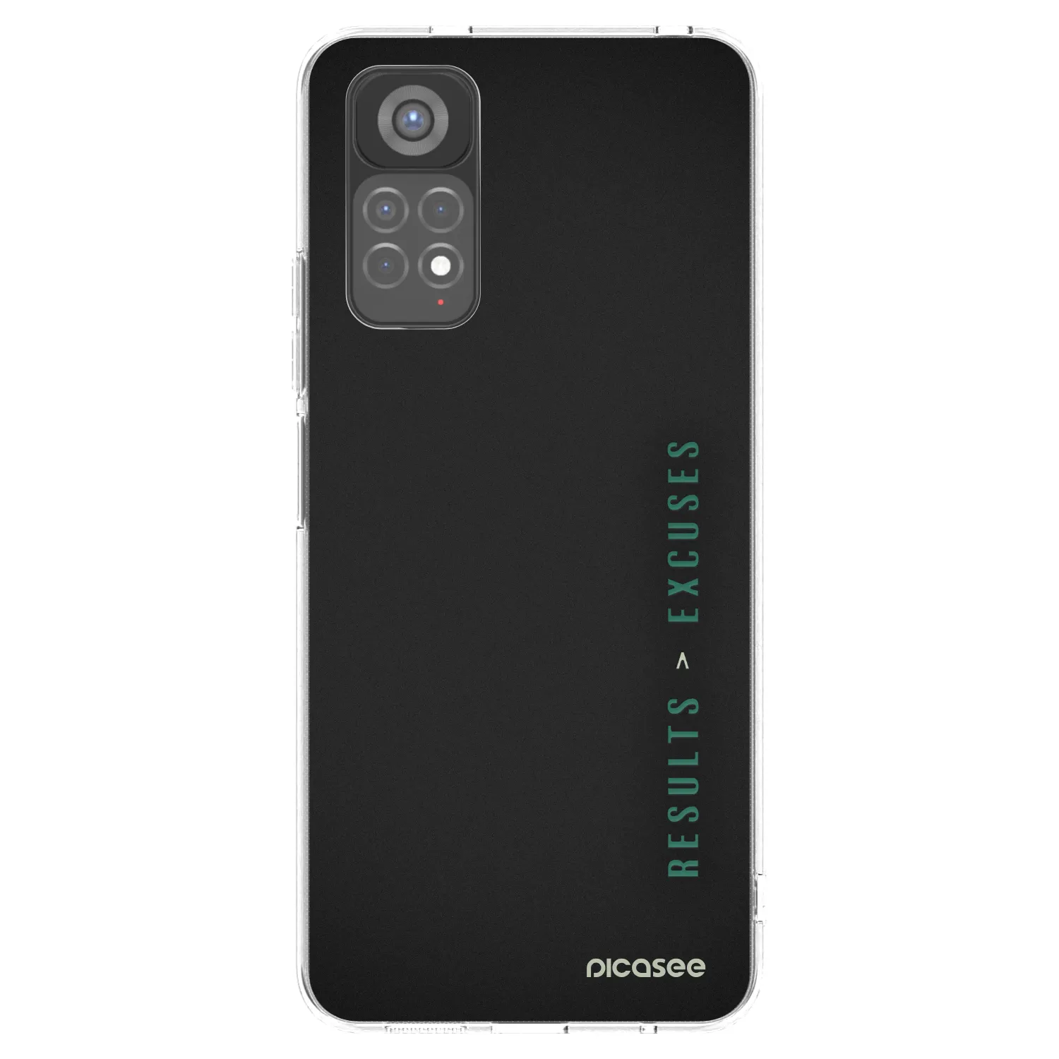 Silikónový prehľadný obal pre Xiaomi Redmi Note 11S 5G - Results x Excuses