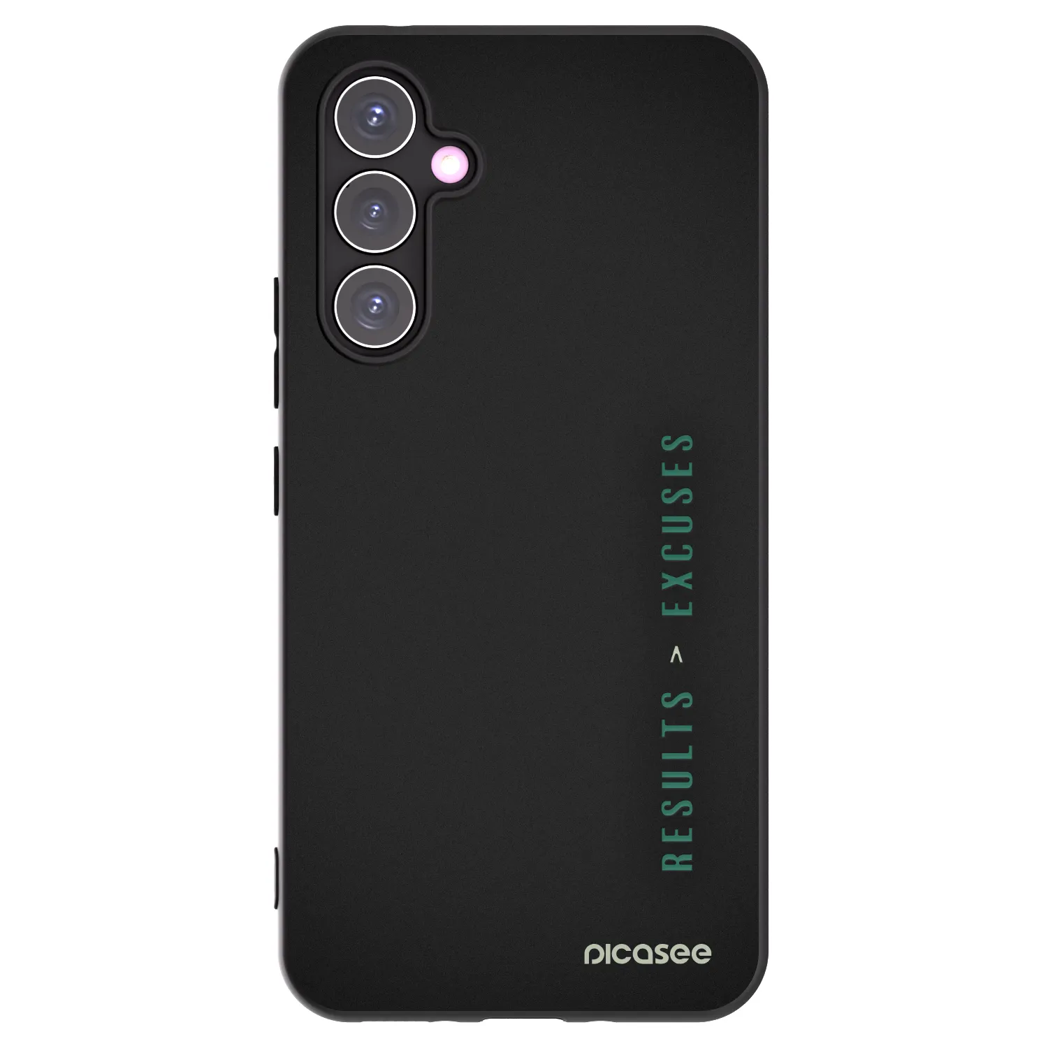 Picasee silikónový čierny obal pre Samsung Galaxy A54 5G A546B - Results x Excuses