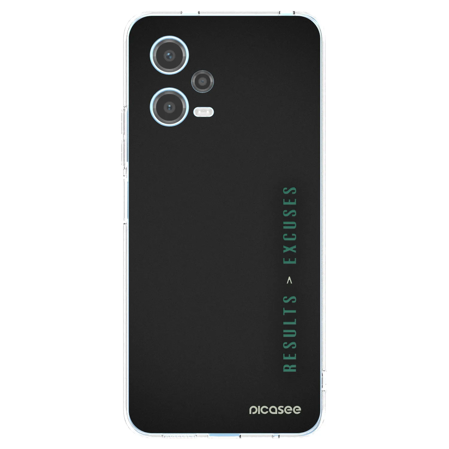 Silikónový prehľadný obal pre Xiaomi Redmi Note 12 5G - Results x Excuses