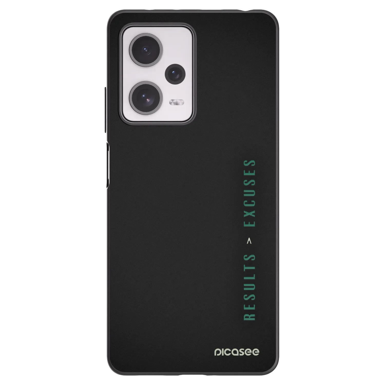 Silikónový čierny obal pre Xiaomi Redmi Note 12 Pro+ 5G - Results x Excuses