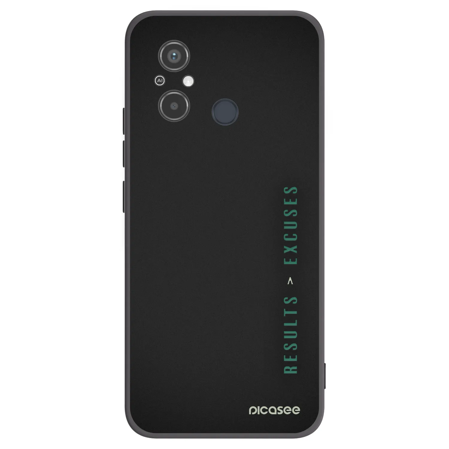 Silikónový čierny obal pre Xiaomi Redmi 12C - Results x Excuses