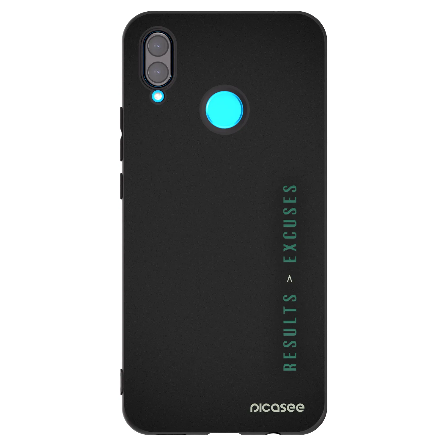 Picasee silikónový čierny obal pre Huawei Nova 3 - Results x Excuses
