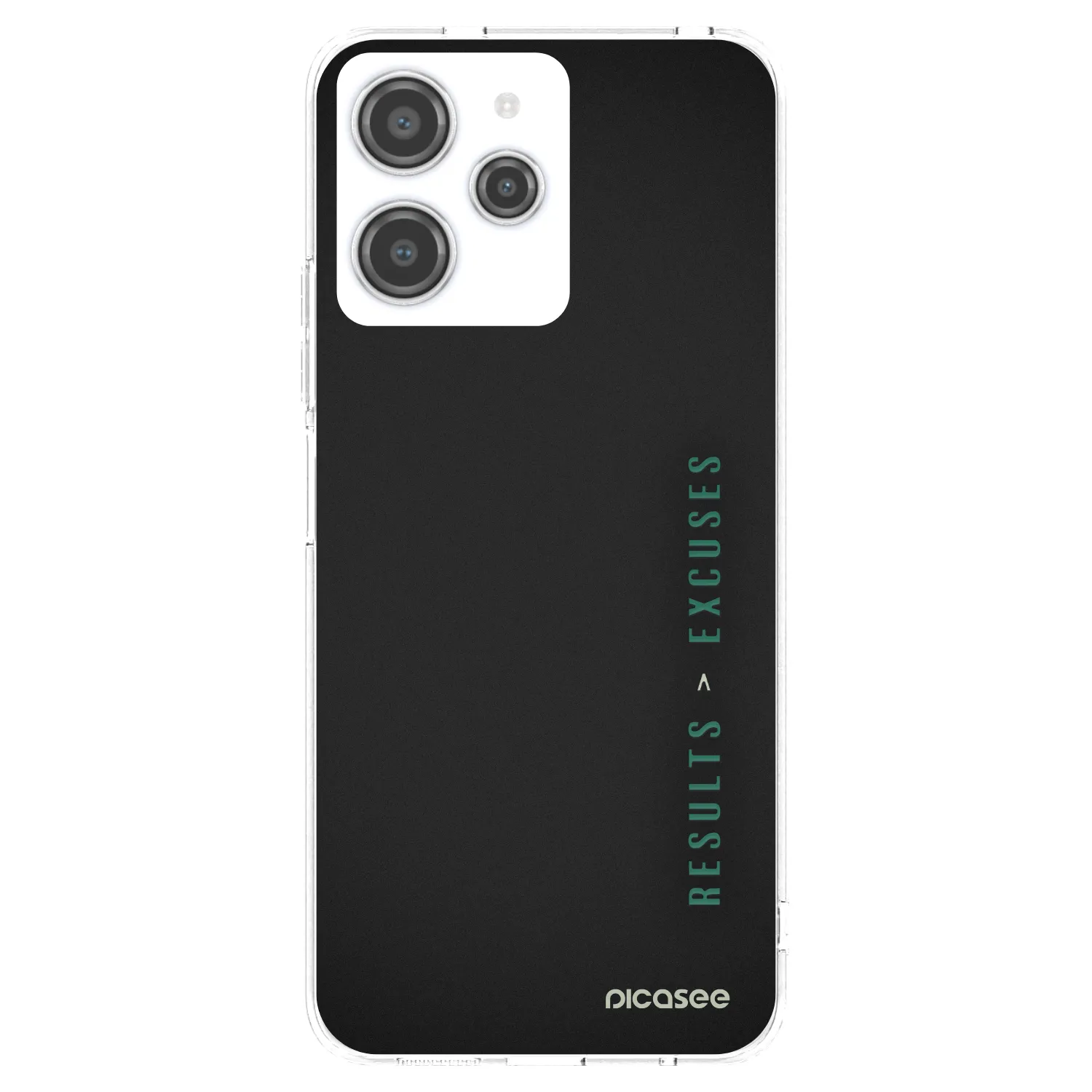 Silikónový prehľadný obal pre Xiaomi Redmi 12 4G - Results x Excuses