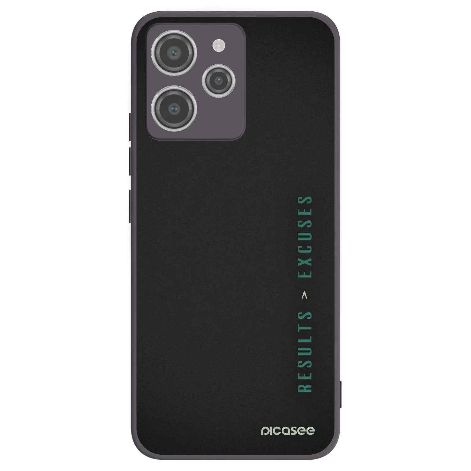 Silikónový čierny obal pre Xiaomi Redmi 12 4G - Results x Excuses