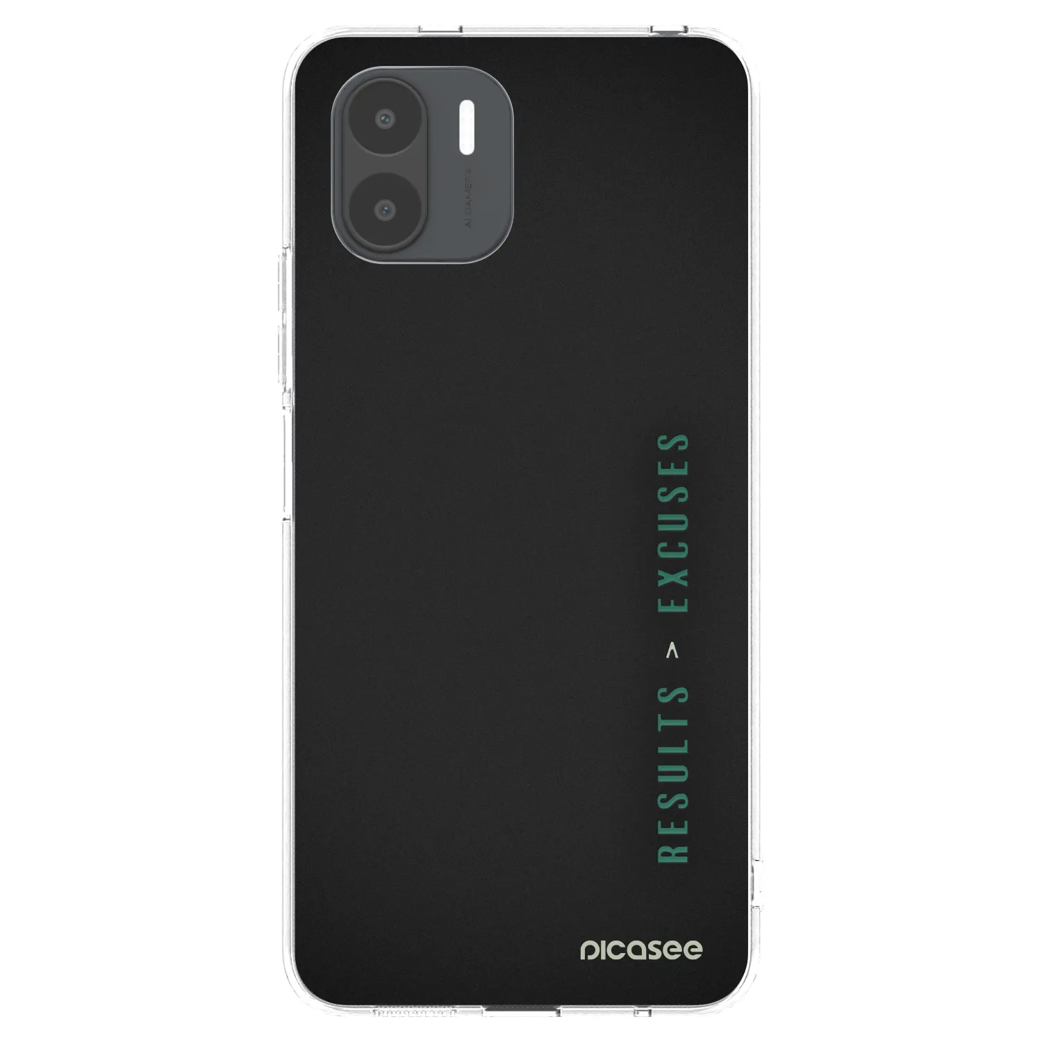 Silikónový prehľadný obal pre Xiaomi Redmi A2 - Results x Excuses