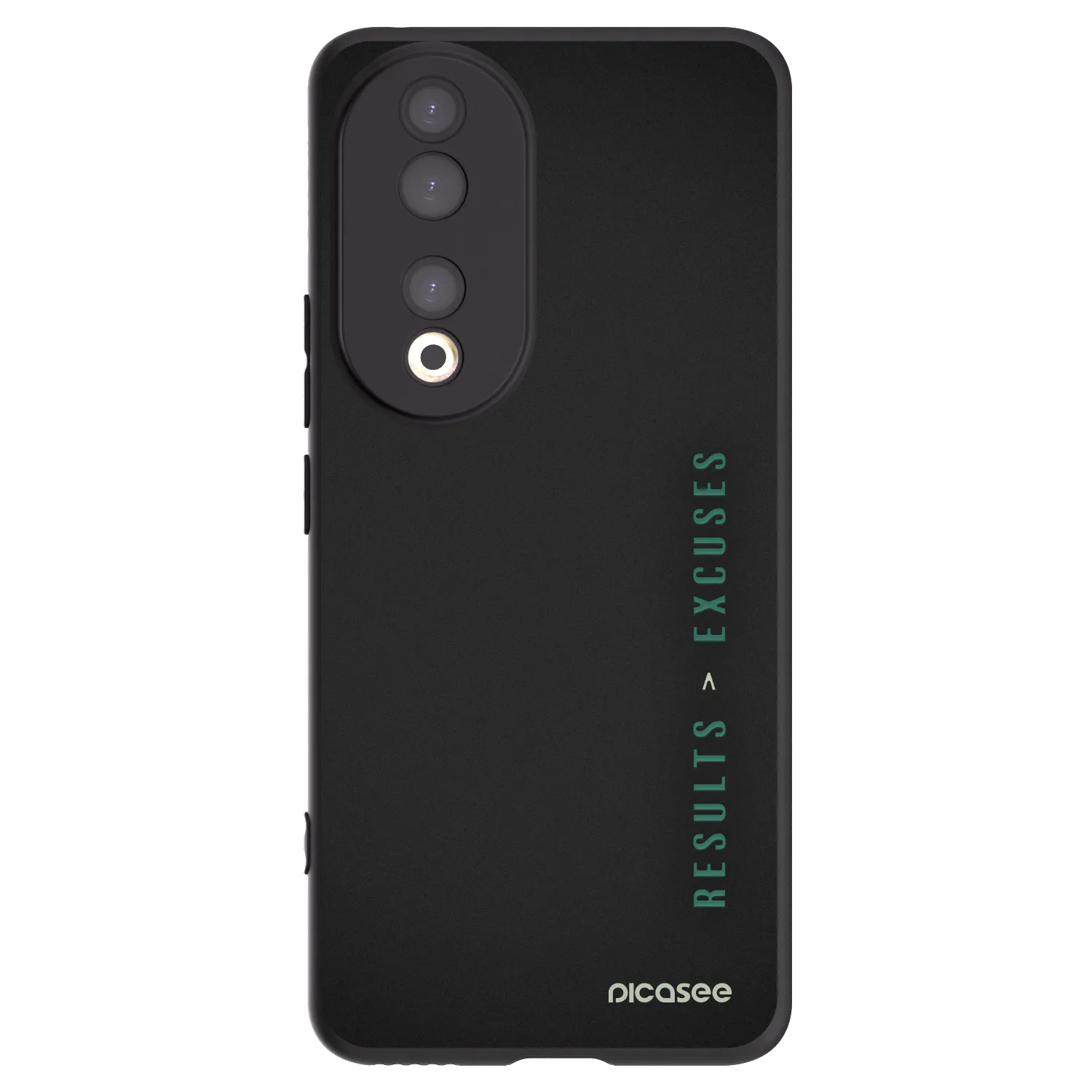 Silikónový čierny obal pre Honor 90 5G - Results x Excuses