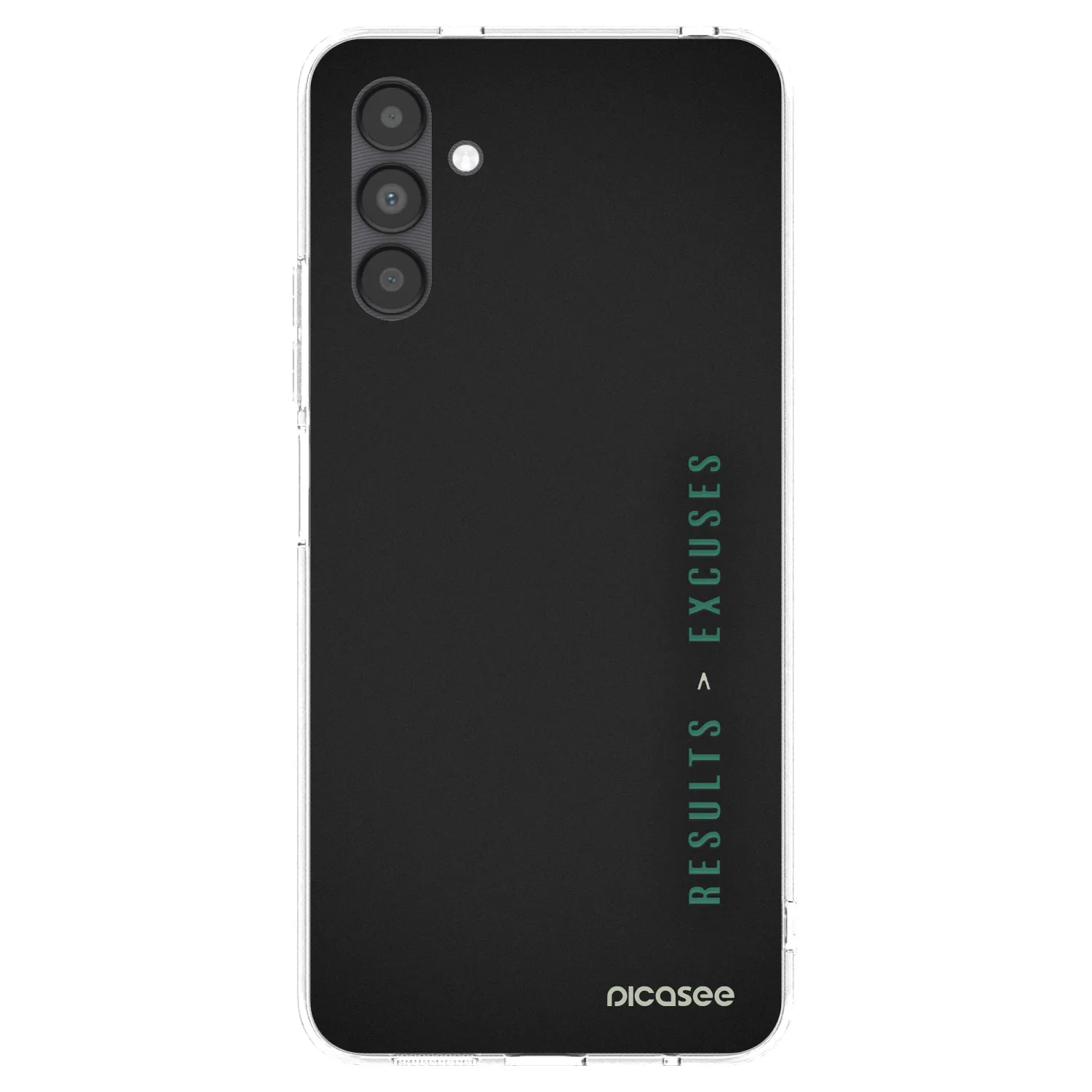 Picasee silikónový prehľadný obal pre Samsung Galaxy A04s A047F - Results x Excuses