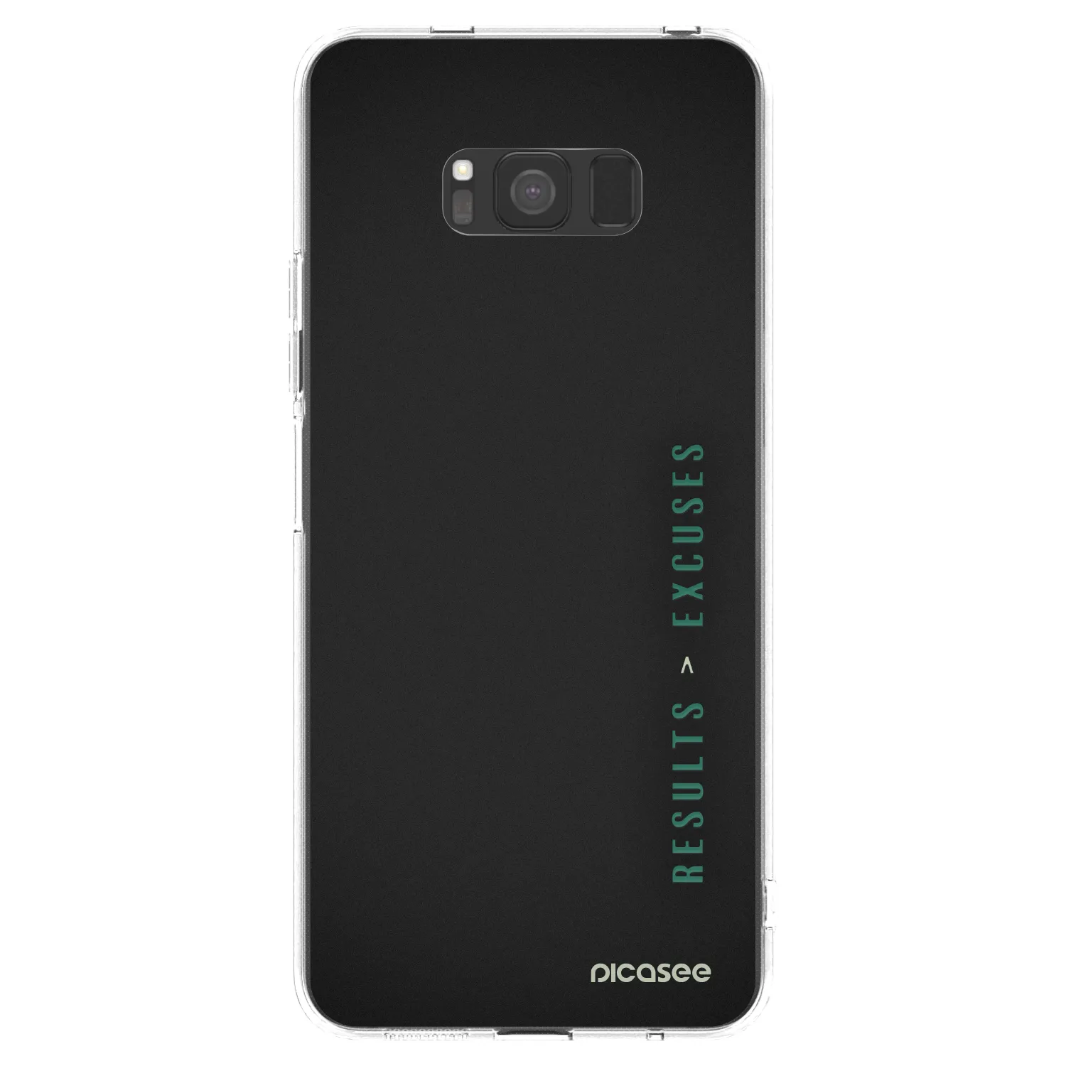 Picasee silikónový prehľadný obal pre Samsung Galaxy S8 G950F - Results x Excuses