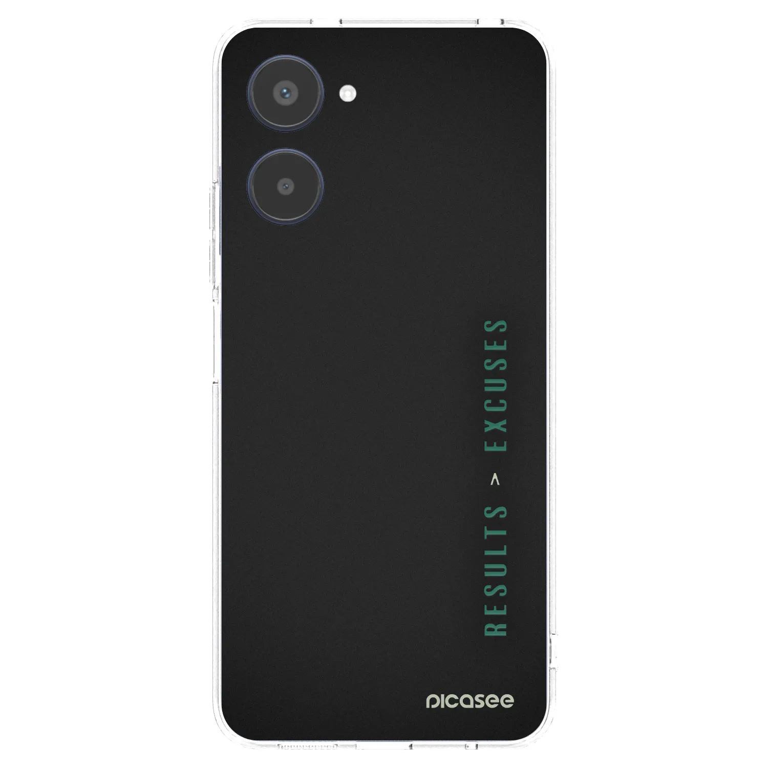 Picasee silikónový prehľadný obal pre Realme 10 4G - Results x Excuses