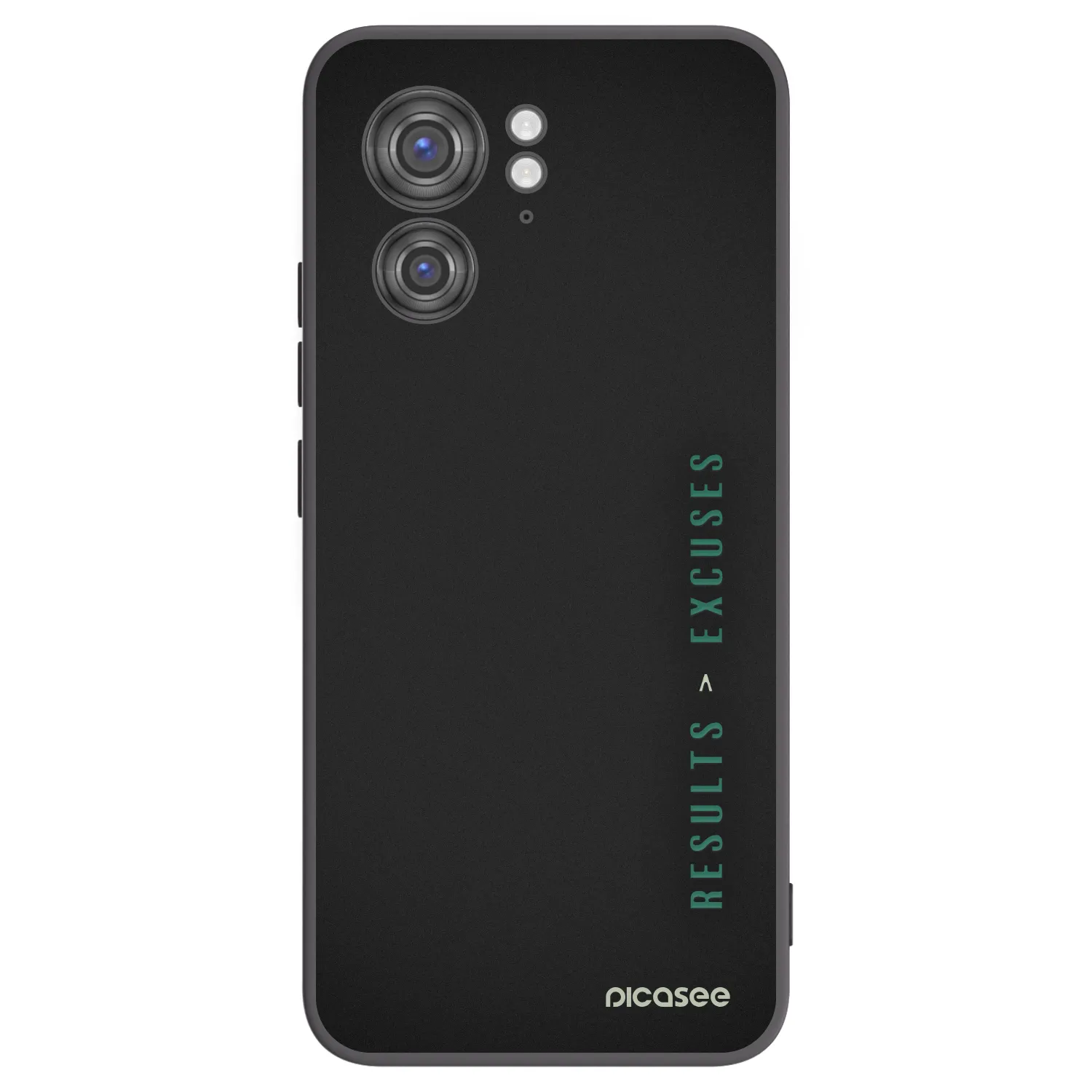 Picasee silikónový čierny obal pre Motorola Edge 40 - Results x Excuses