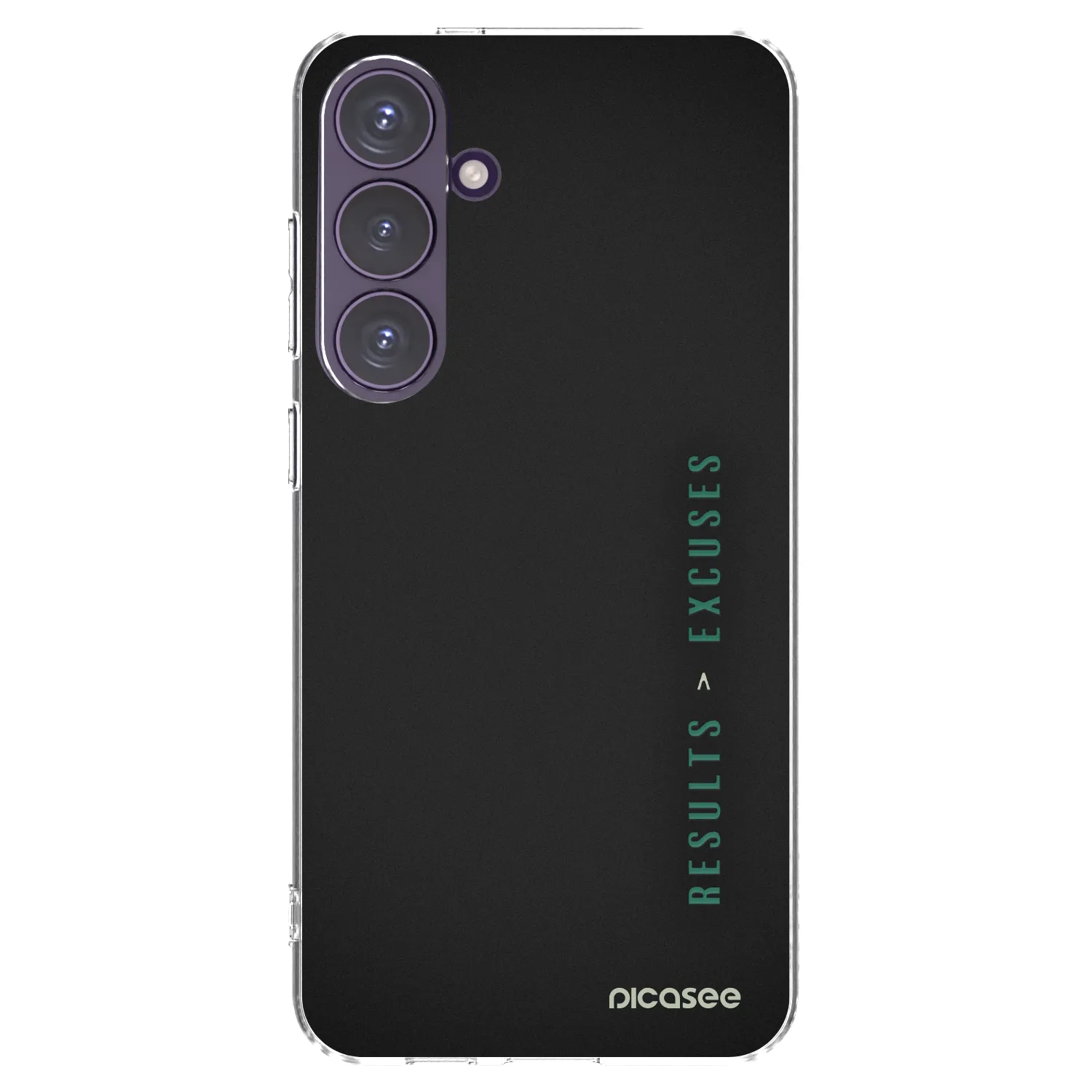 Picasee silikónový prehľadný obal pre Samsung Galaxy S24+ S926B 5G - Results x Excuses