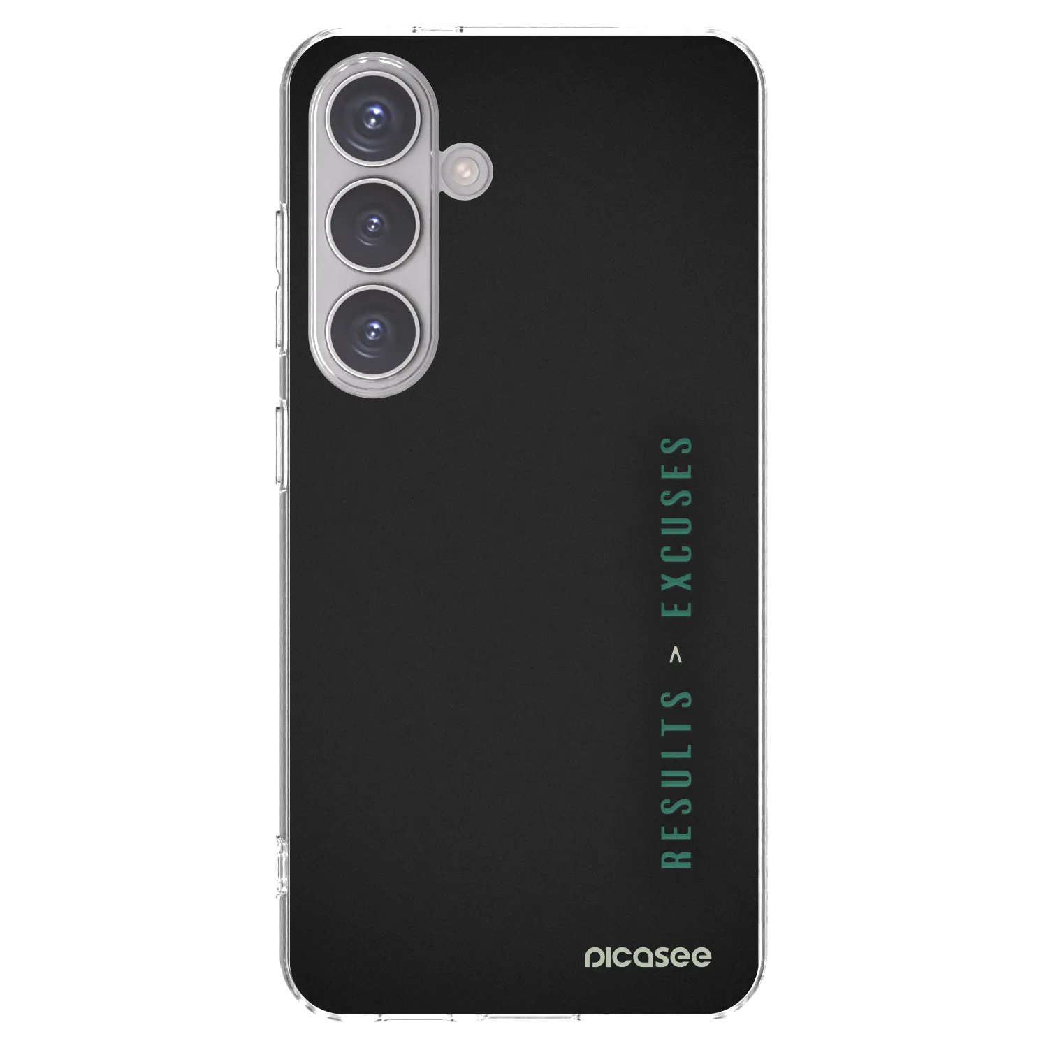 Picasee silikónový prehľadný obal pre Samsung Galaxy S24 S921B 5G - Results x Excuses