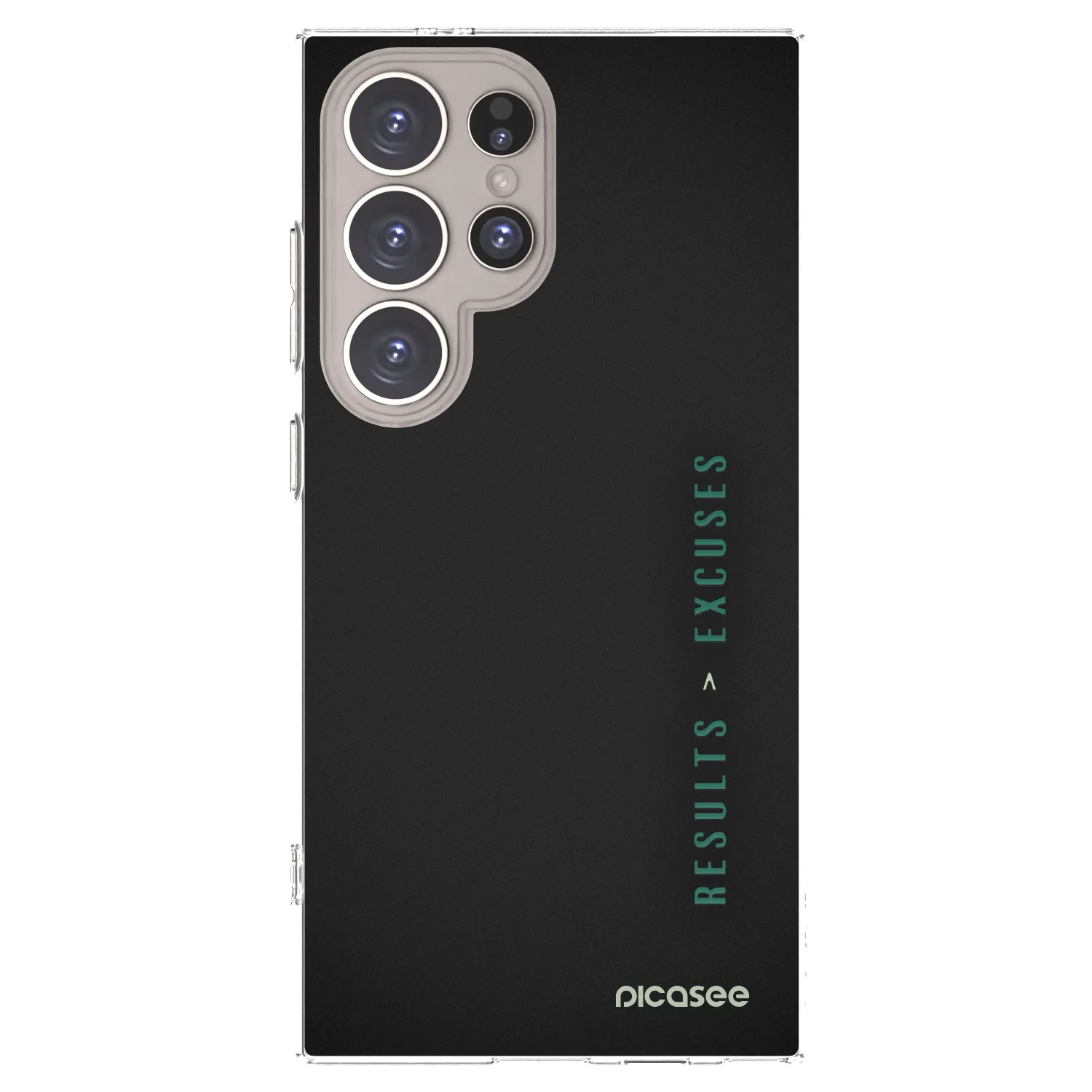 Picasee silikónový prehľadný obal pre Samsung Galaxy S24 Ultra S928B 5G - Results x Excuses