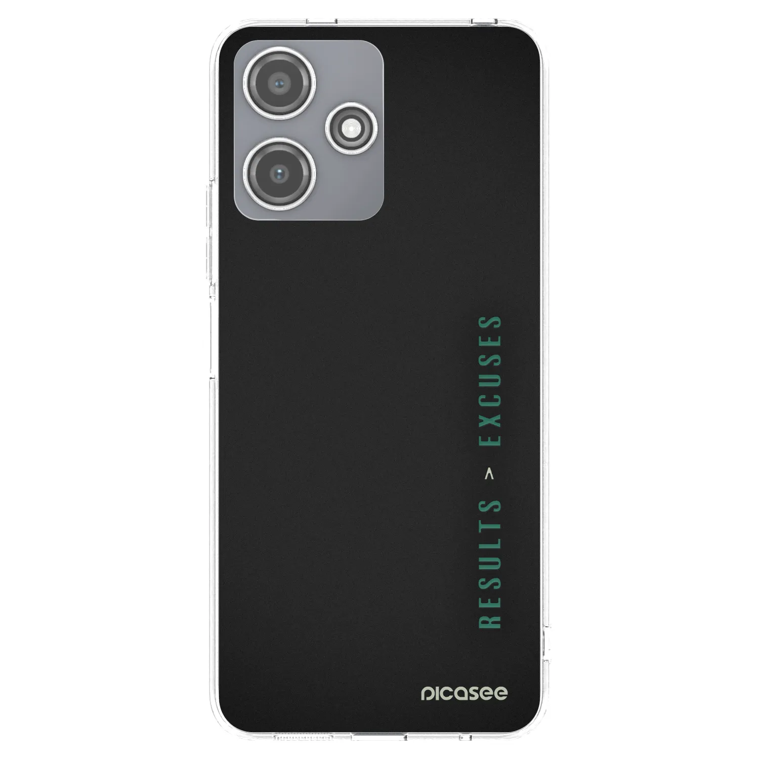 Silikónový prehľadný obal pre Xiaomi Redmi 12 5G - Results x Excuses