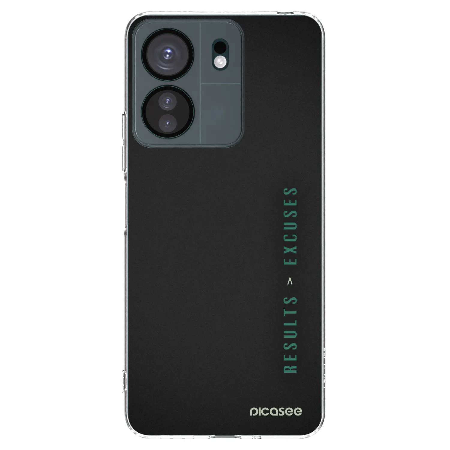 Silikónový prehľadný obal pre Xiaomi Redmi 13C 4G - Results x Excuses