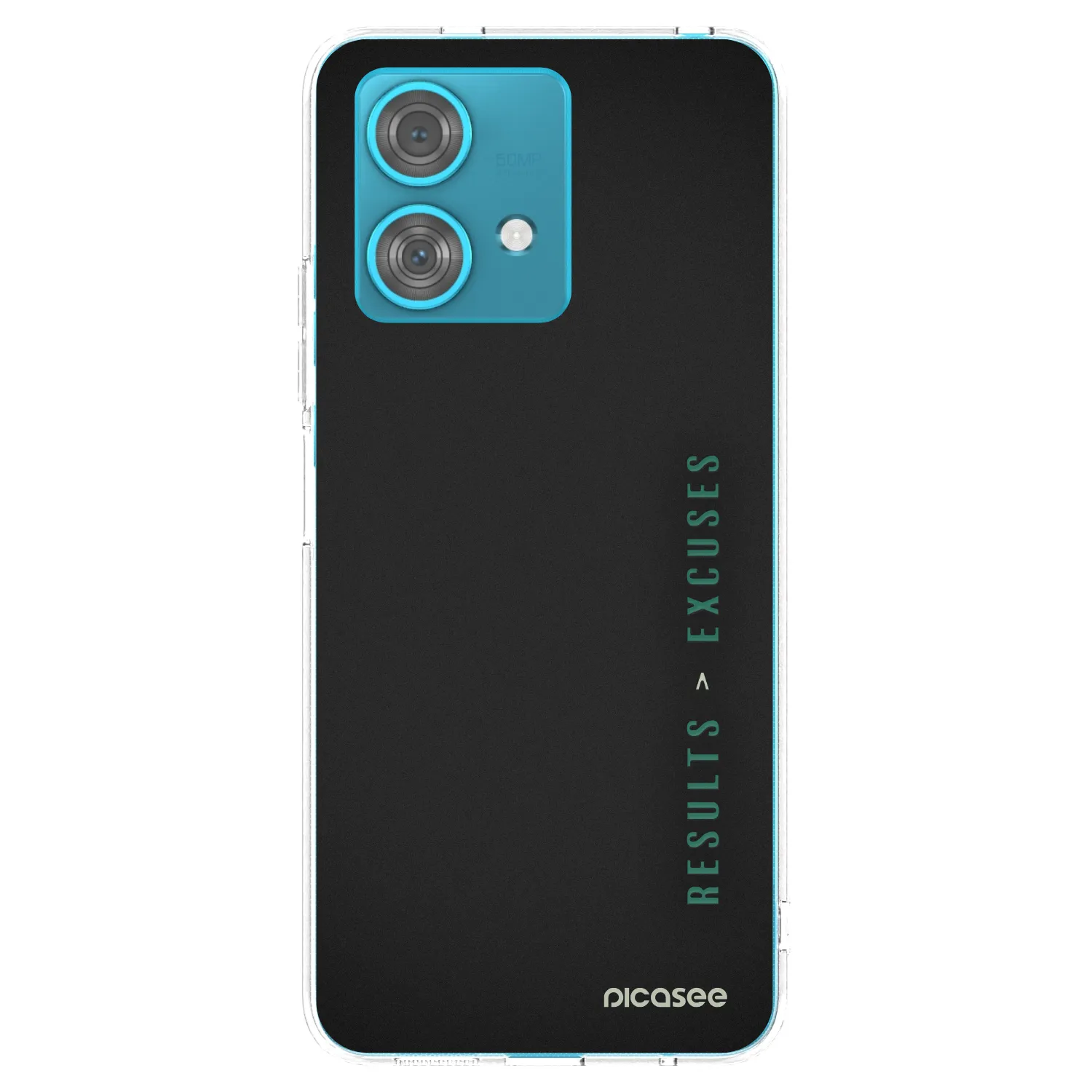 Silikónový prehľadný obal pre Motorola Edge 40 Neo - Results x Excuses