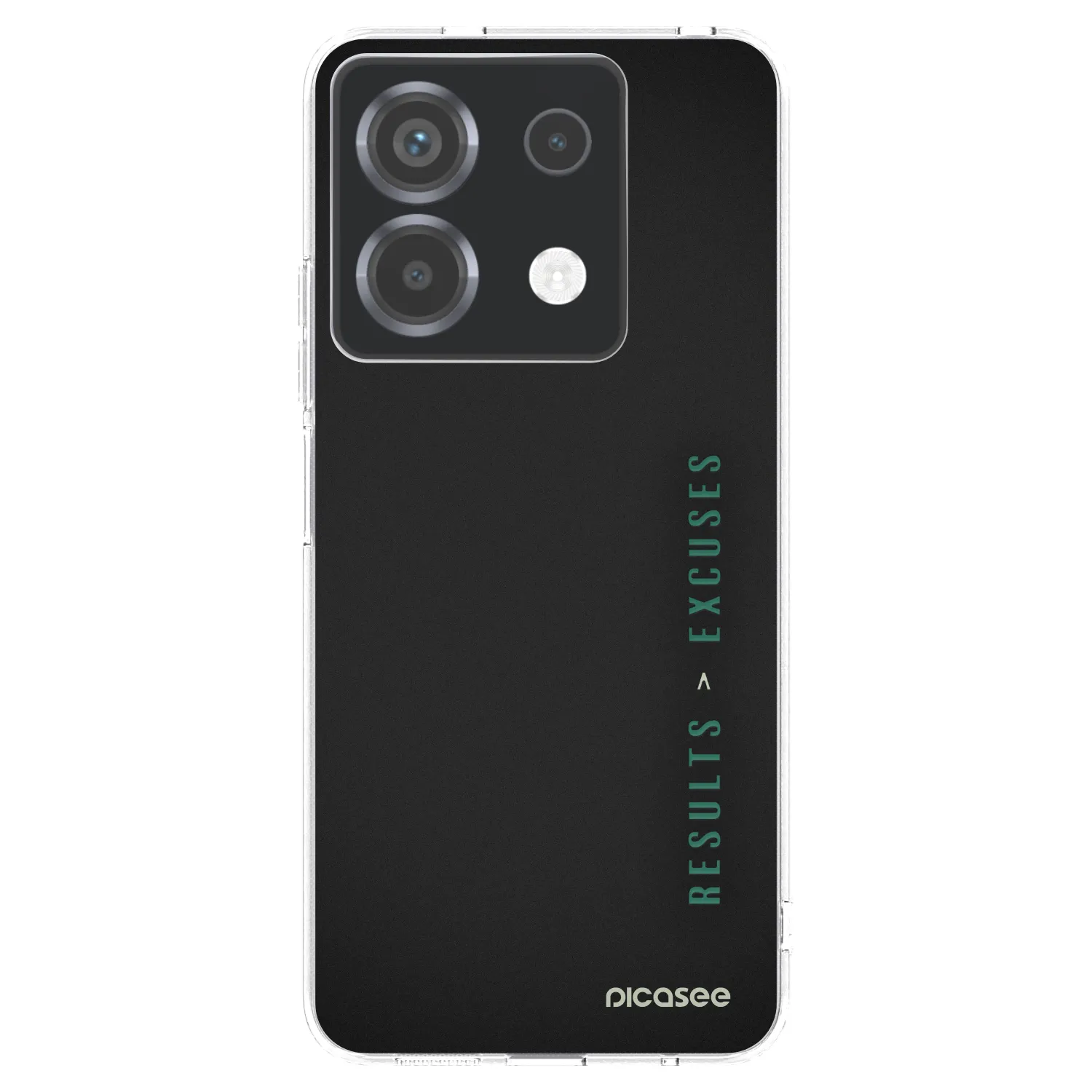 Silikónový prehľadný obal pre Xiaomi Poco X6 - Results x Excuses