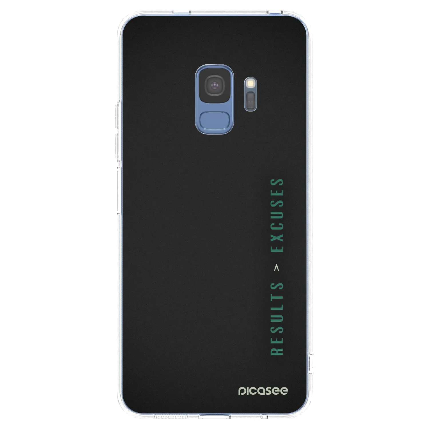 Picasee silikónový prehľadný obal pre Samsung Galaxy S9 G960F - Results x Excuses