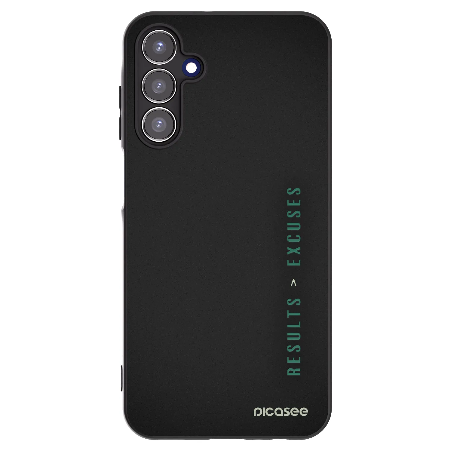 Picasee silikónový čierny obal pre Samsung Galaxy A15 A156B 5G - Results x Excuses