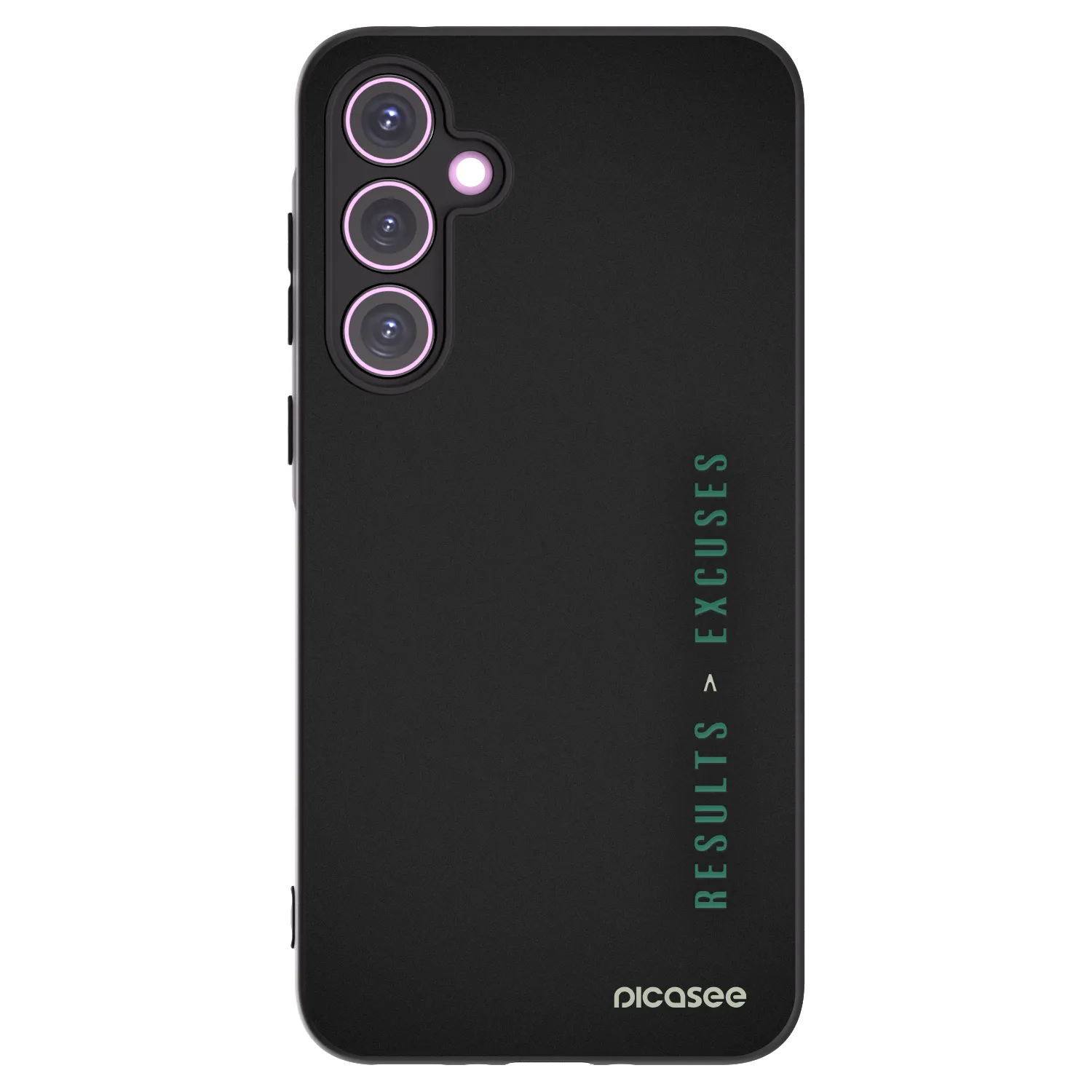 Picasee silikónový čierny obal pre Samsung Galaxy A35 5G A356B - Results x Excuses
