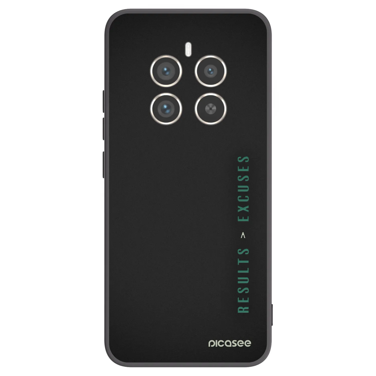 Picasee silikónový čierny obal pre Realme 12 Pro 5G - Results x Excuses