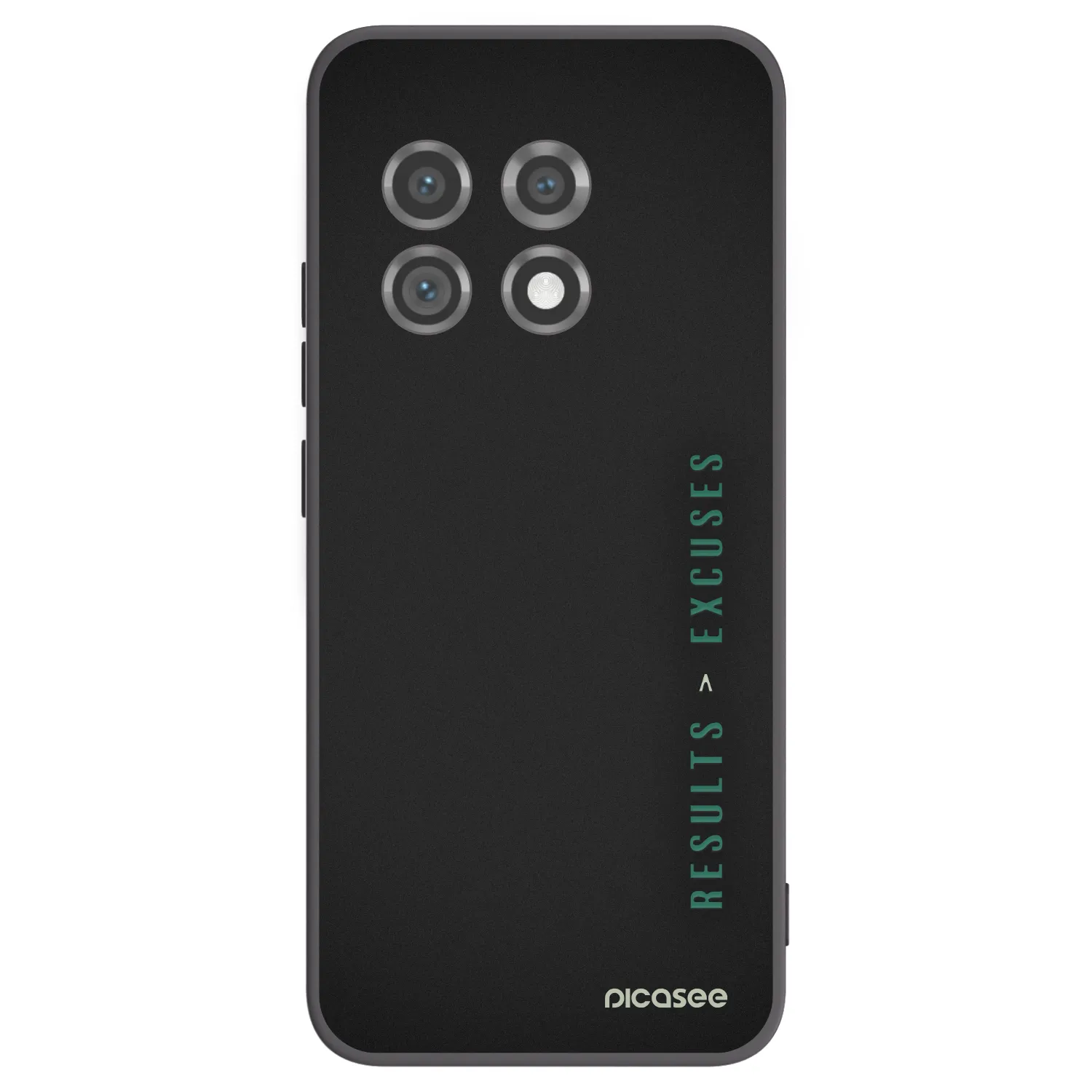 Picasee silikónový čierny obal pre OnePlus 11 5G - Results x Excuses