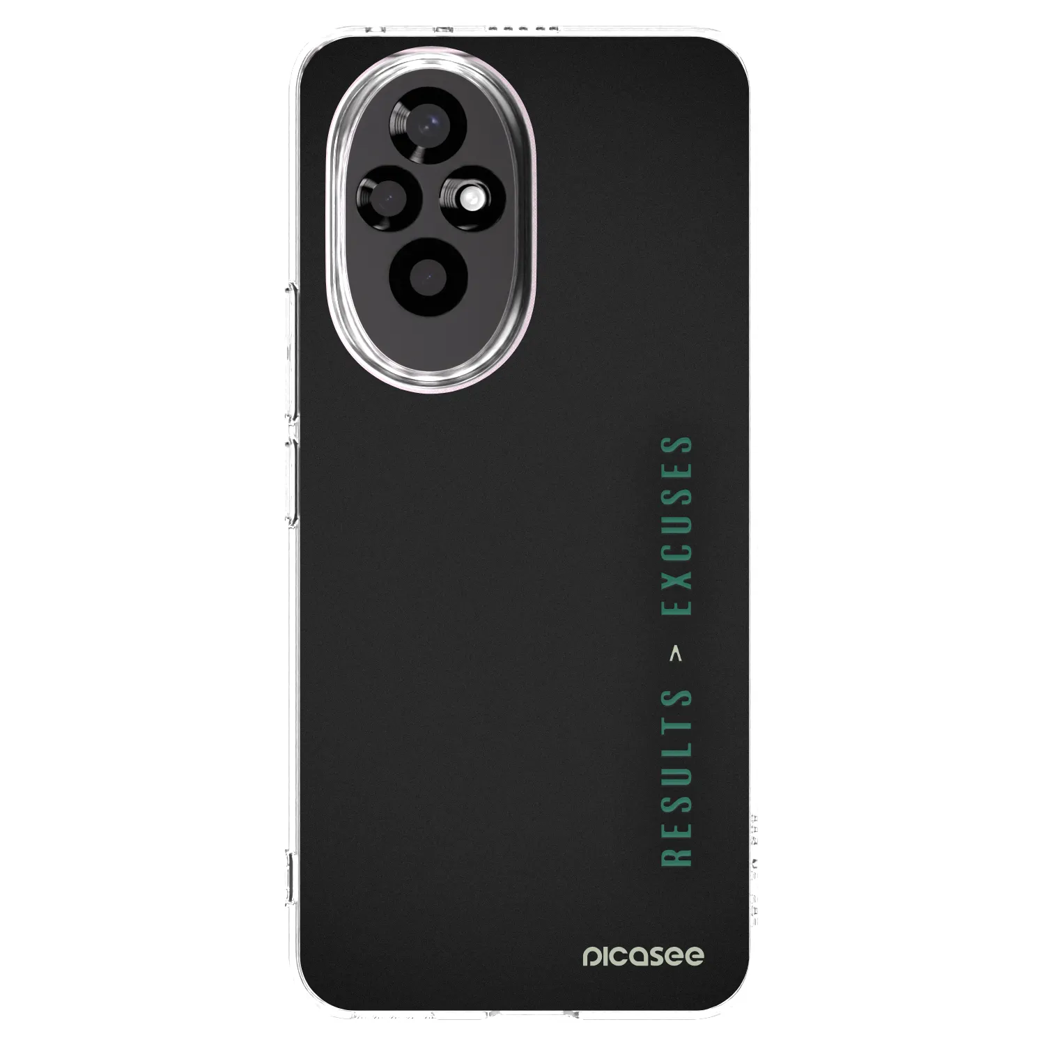 Picasee silikónový prehľadný obal pre Honor 200 Pro 5G - Results x Excuses