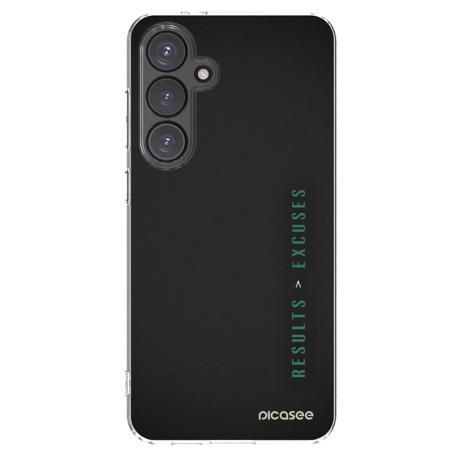 Picasee silikónový prehľadný obal pre Samsung Galaxy S24 FE S721B - Results x Excuses