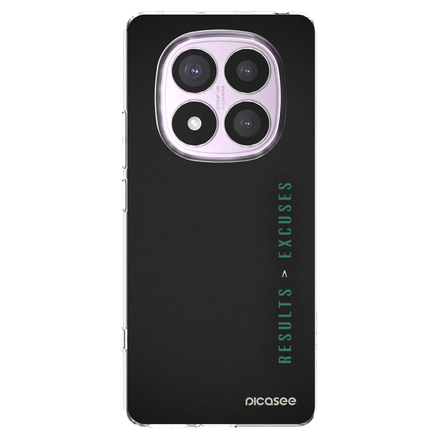 Silikónový prehľadný obal pre Xiaomi Redmi Note 14 Pro 5G - Results x Excuses