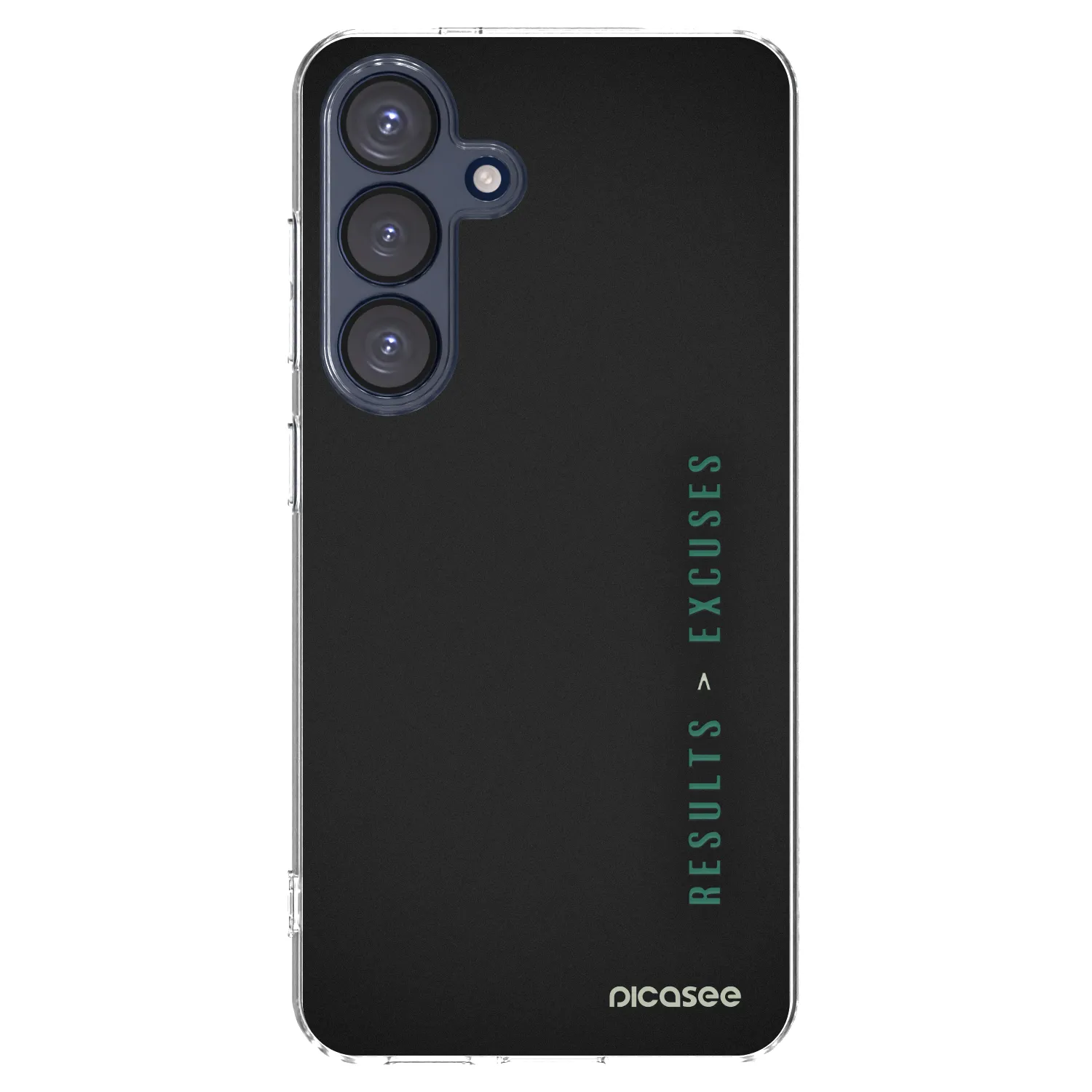 Picasee silikónový prehľadný obal pre Samsung Galaxy S25 5G - Results x Excuses