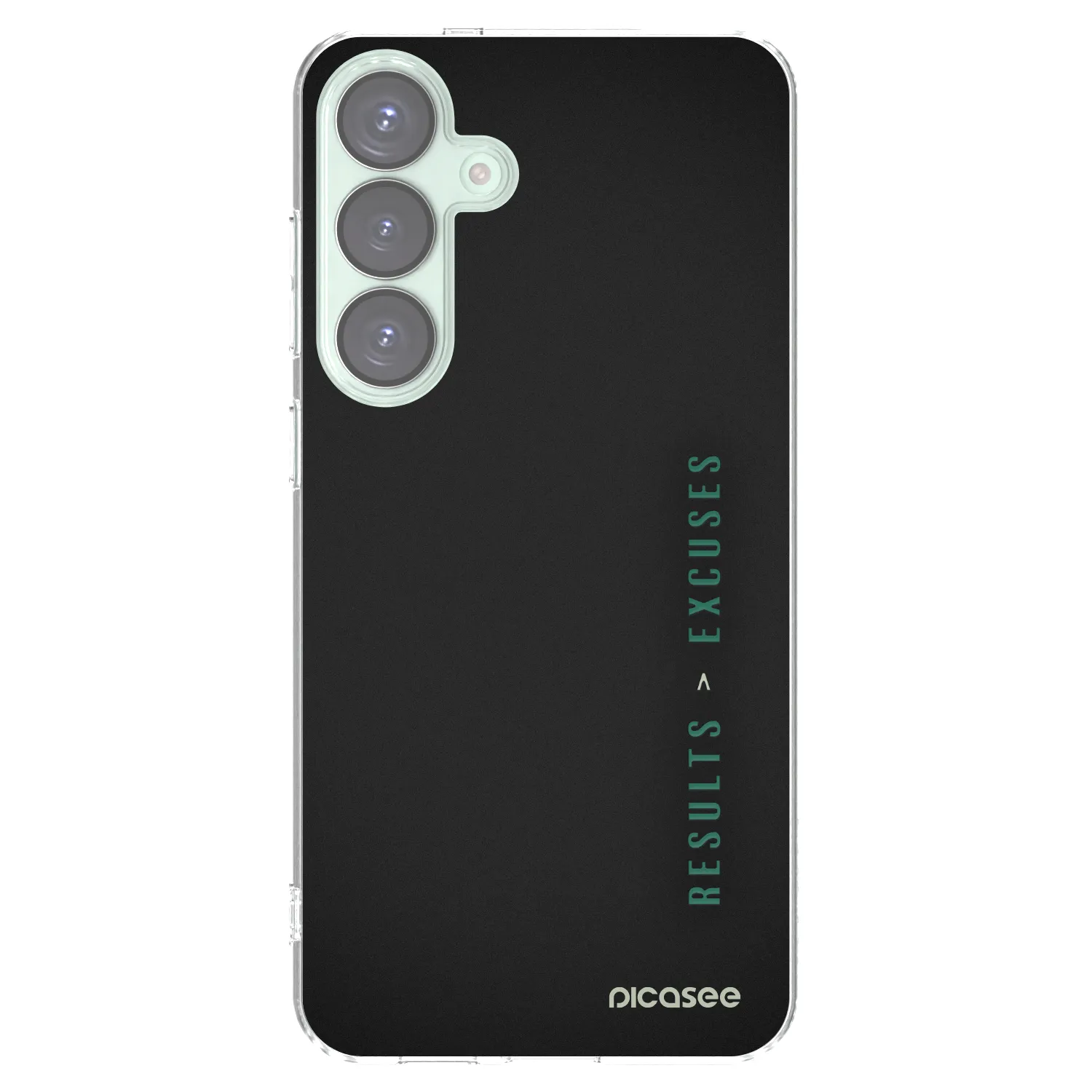 Picasee silikónový prehľadný obal pre Samsung Galaxy S25+ 5G - Results x Excuses