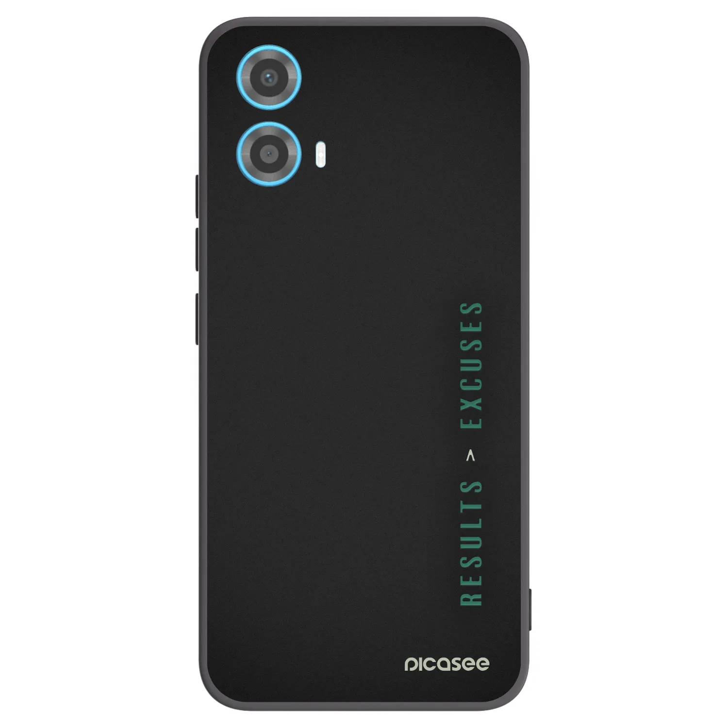 Silikónový čierny obal pre Motorola Moto G34 5G - Results x Excuses