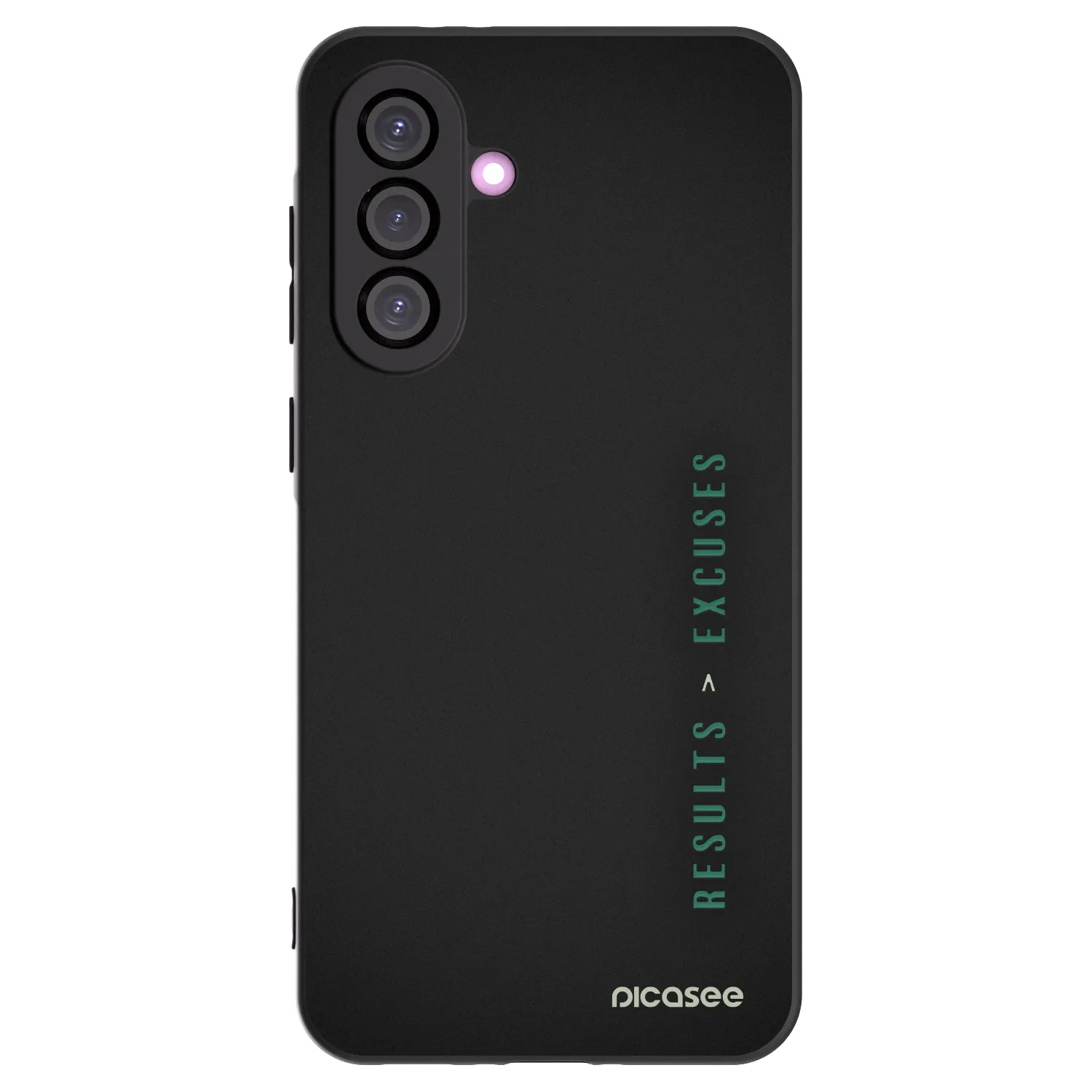 Picasee silikónový čierny obal pre Samsung Galaxy A56 5G A566B - Results x Excuses