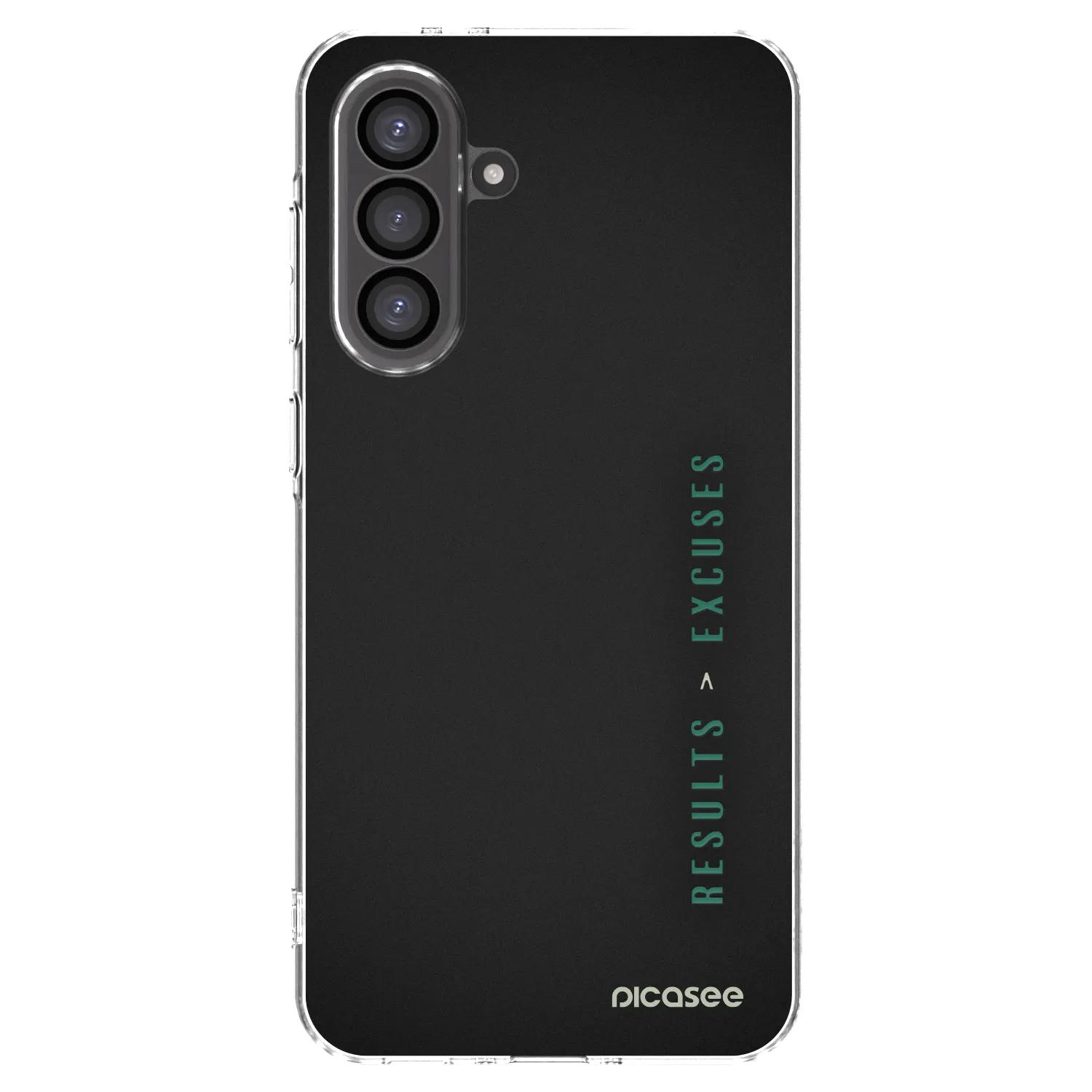 Picasee silikónový prehľadný obal pre Samsung Galaxy A56 5G A566B - Results x Excuses
