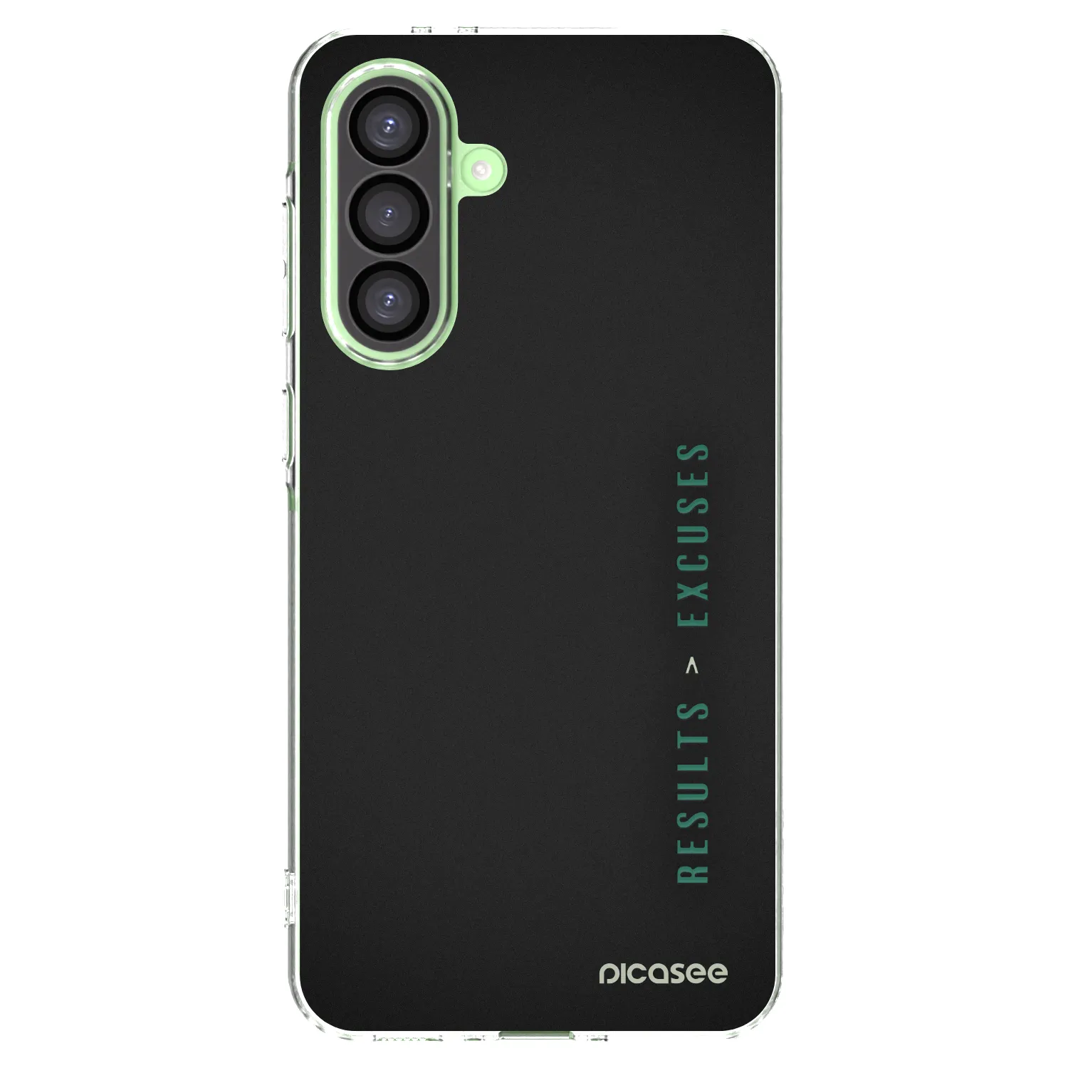 Picasee silikónový prehľadný obal pre Samsung Galaxy A26 5G A266B - Results x Excuses