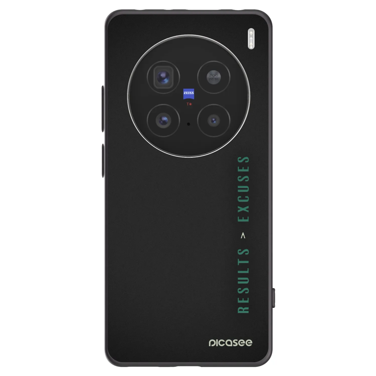 Picasee silikónový čierny obal pre Vivo X200 Pro - Results x Excuses