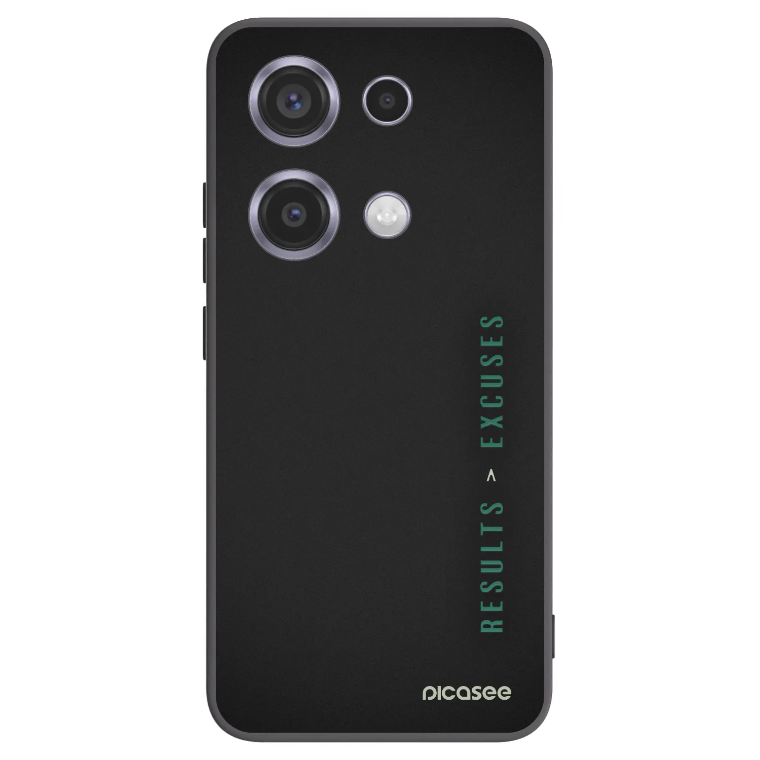 Silikónový čierny obal pre Xiaomi Redmi Note 14S - Results x Excuses
