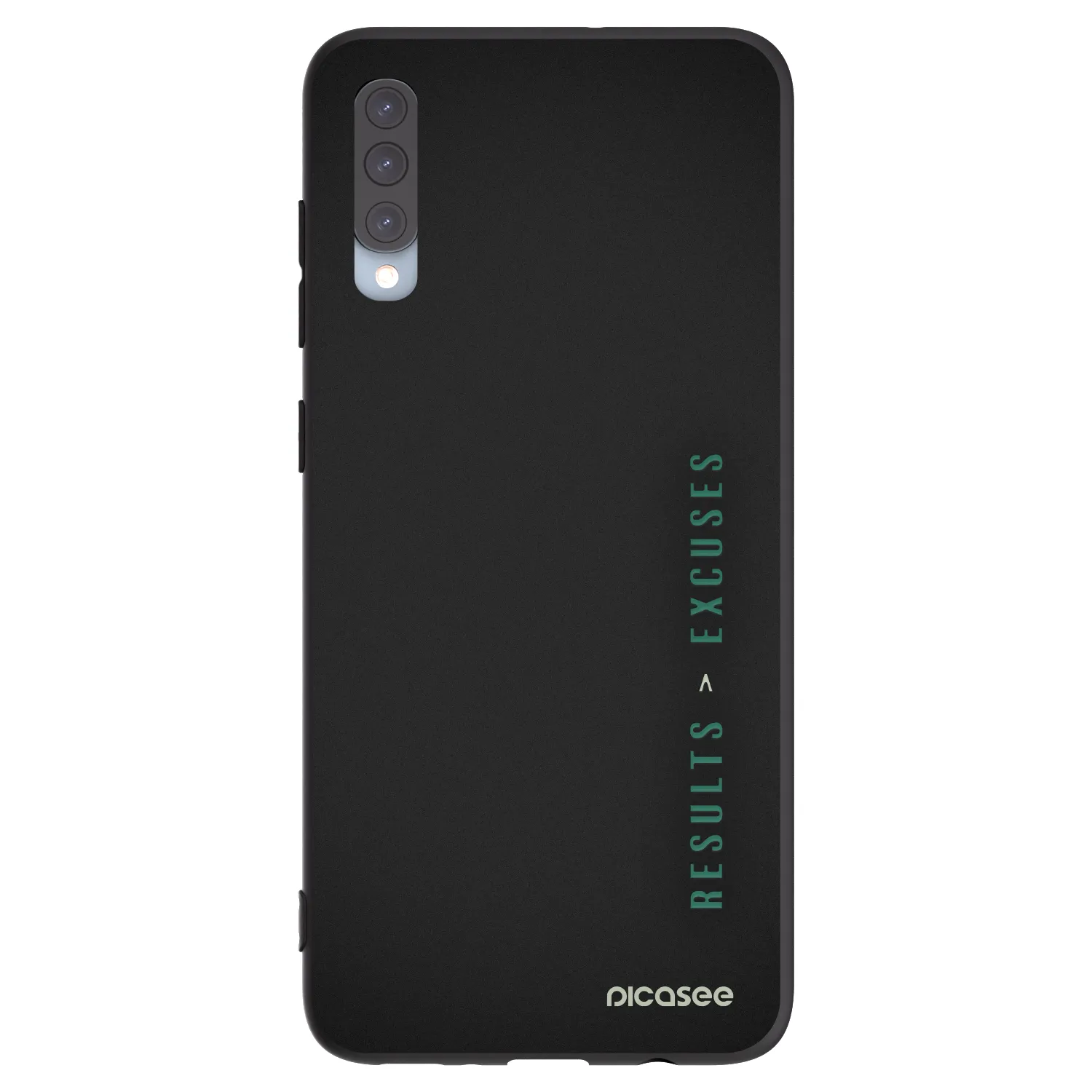 Picasee silikónový čierny obal pre Samsung Galaxy A70 A705F - Results x Excuses