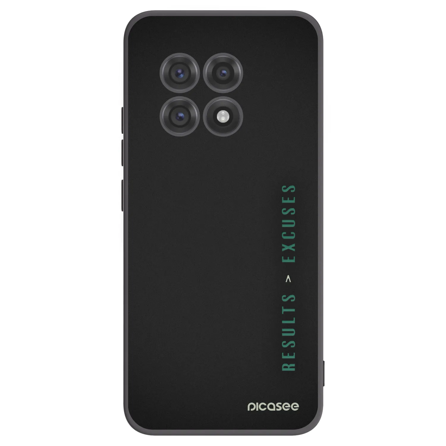 Picasee silikónový čierny obal pre OnePlus 13R 5G - Results x Excuses